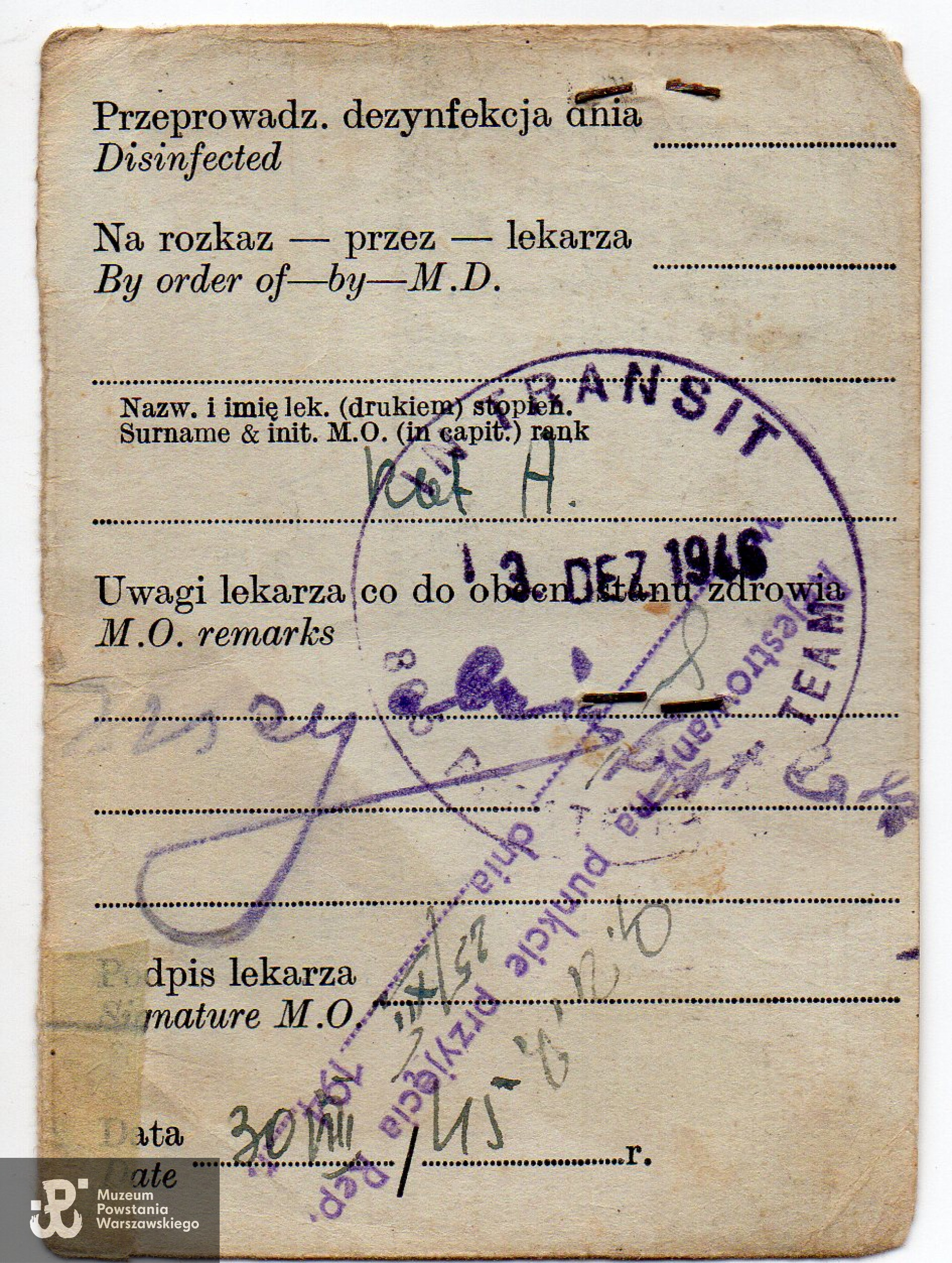 Ze zbiorów prywatnych udostępnił p.  Wojciech Pakuła vel Rutka