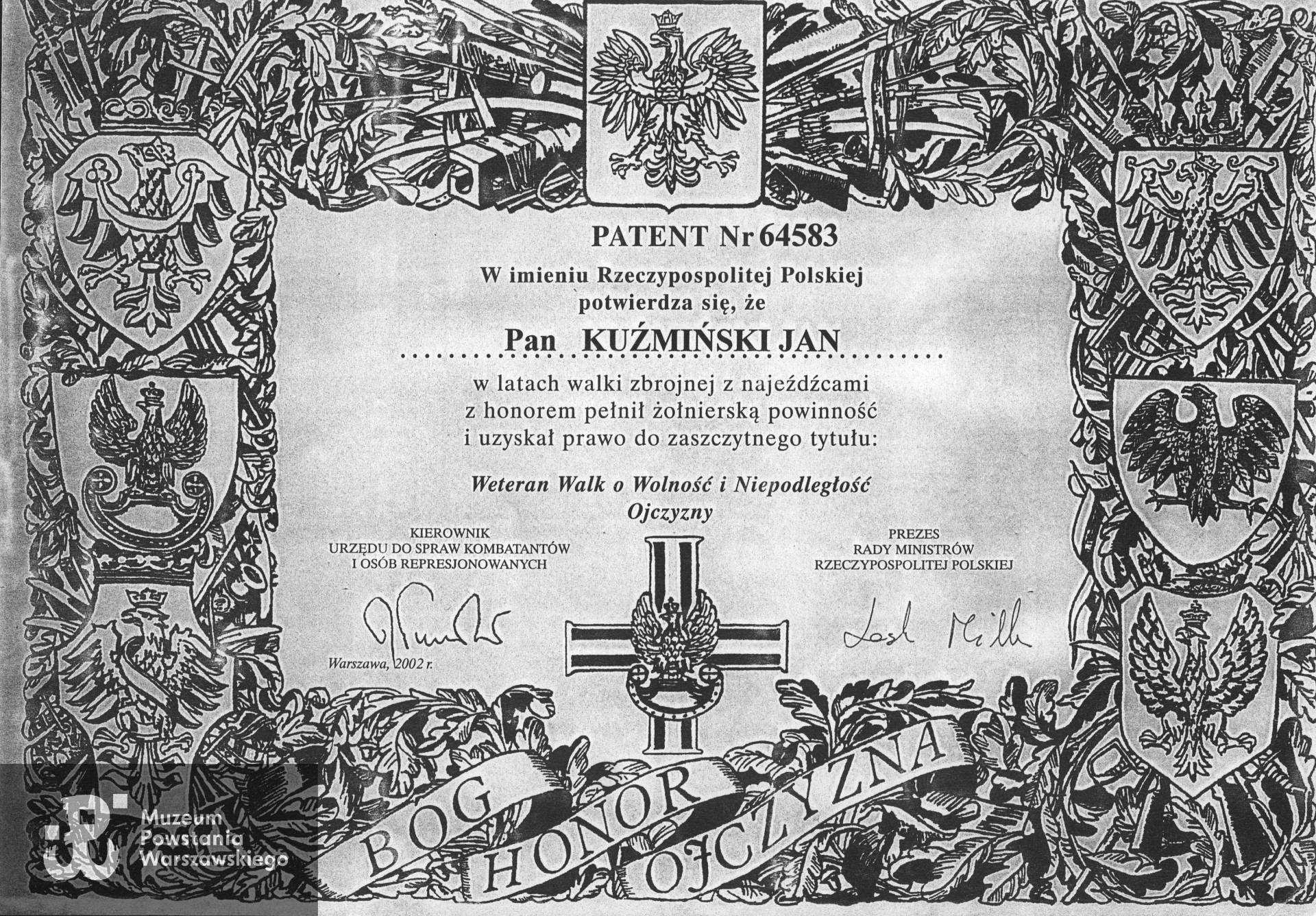 Z archiwum Czesława Kuźmińskiego