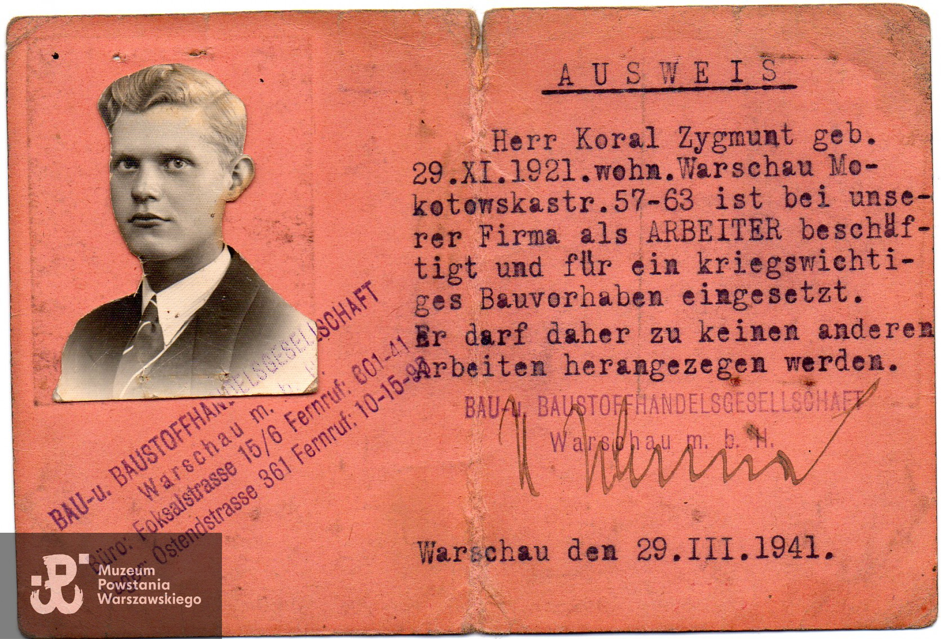 Ze zbiorów prywatnych udostępnił p.  Wojciech Pakuła vel Rutka