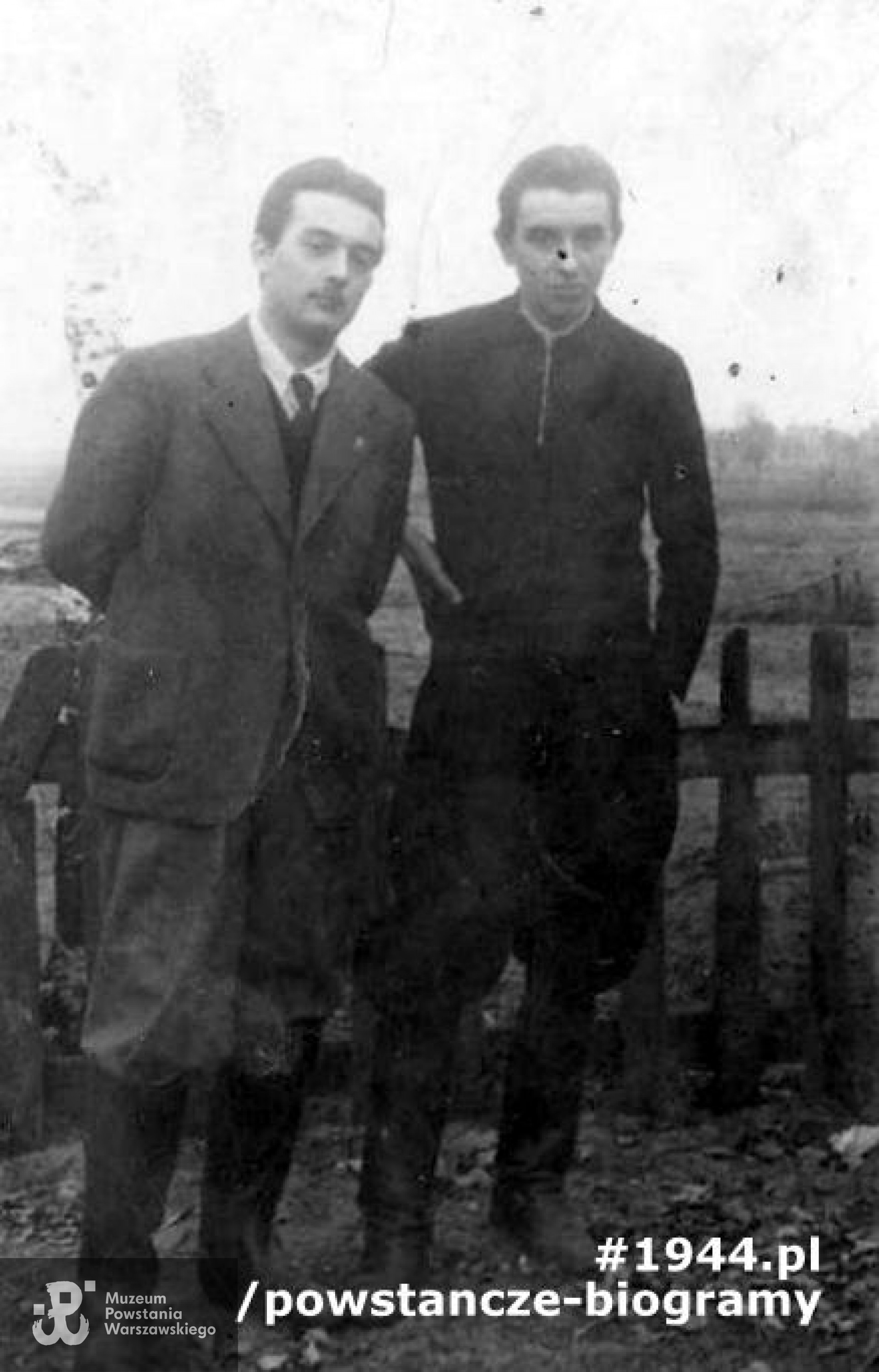 Marian Franciszek Gorzeński ( z lewej). Fot. z archiwum rodzinnego siostry