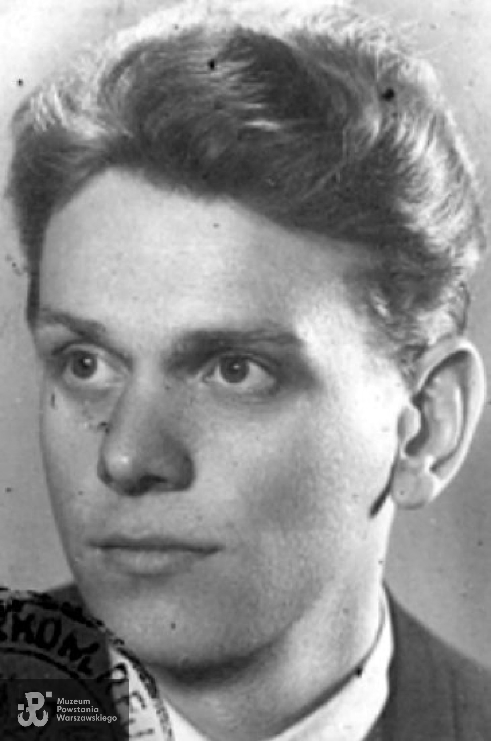 strz. Ryszard Konopka ps. "Starkiewicz" (1921-2019).  Fotografia z dokumentów, skan: materiały do Słownika Uczestników PW/Pokój Kombatanta