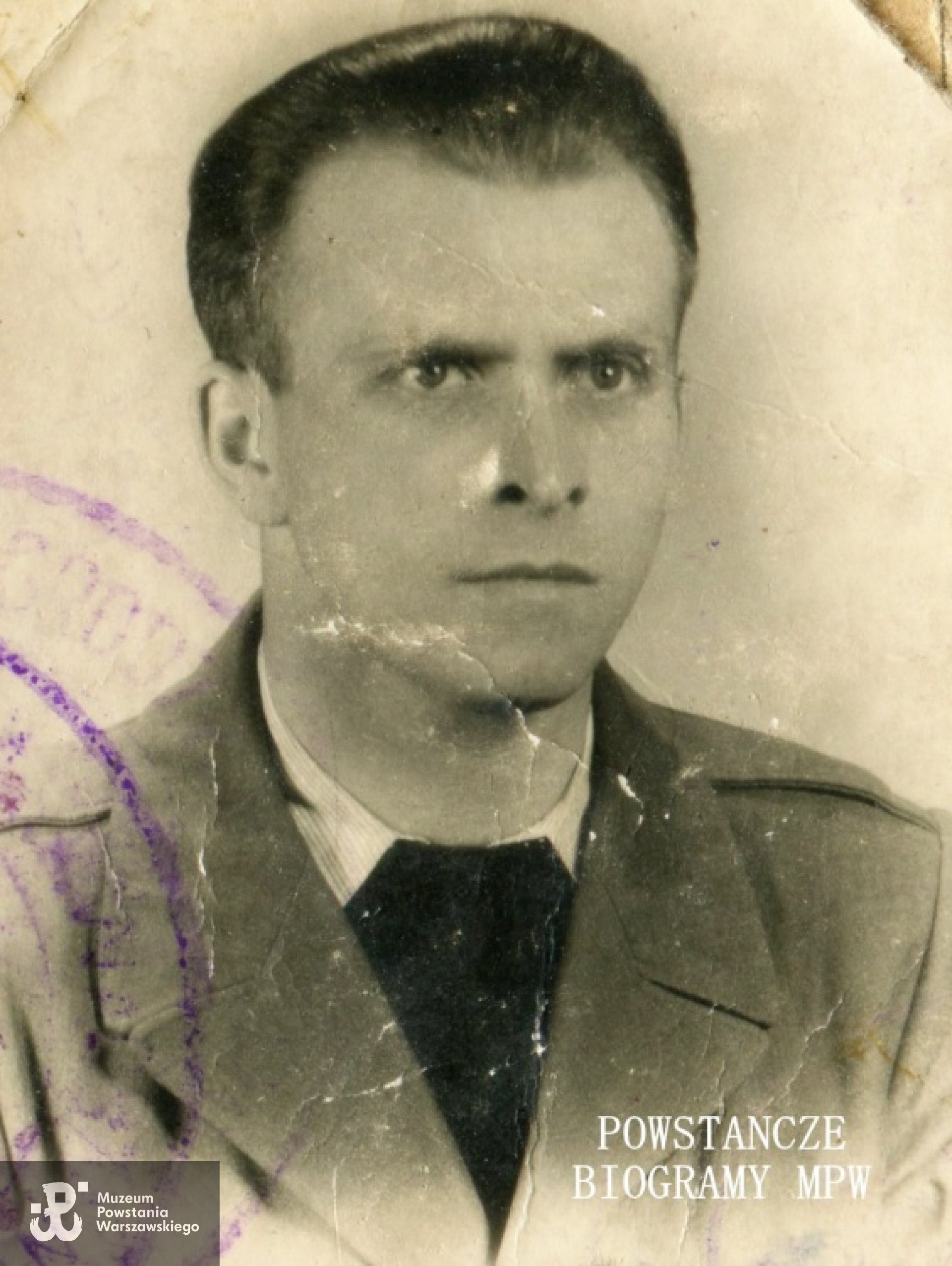 kpr. pchor. Zbigniew Kuszner "Sokół" (1920-2003) Fot. archiwum rodzinne