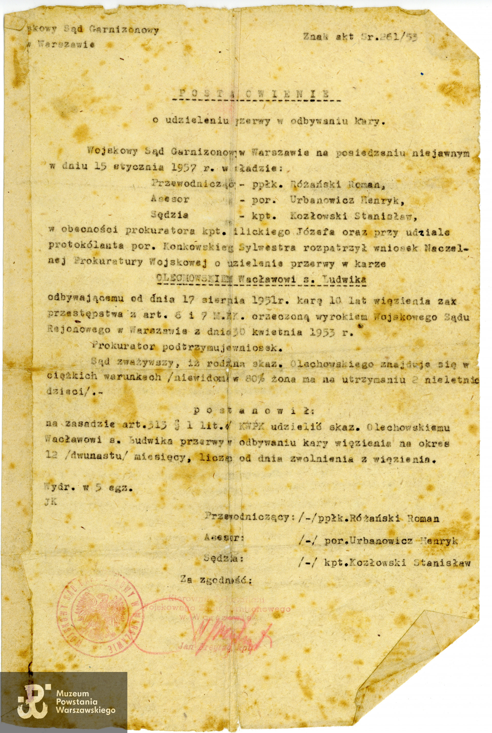 Z archiwum rodzinnego Michała Łukaszczyka