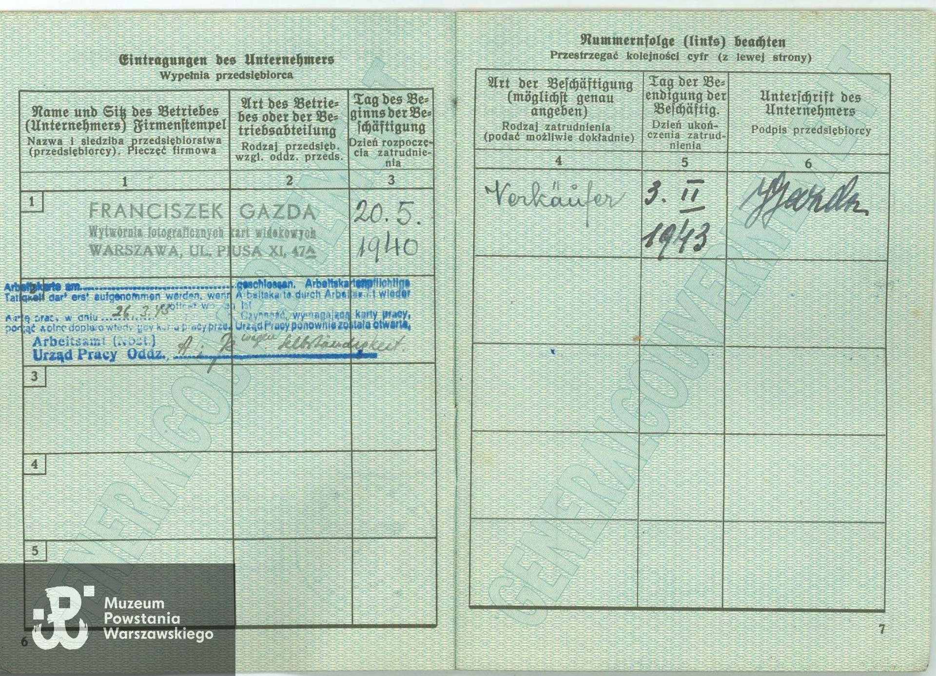 Ze zbiorów rodzinnych. Skan: materiały do Słownika Uczestników PW/Pokój Kombatanta