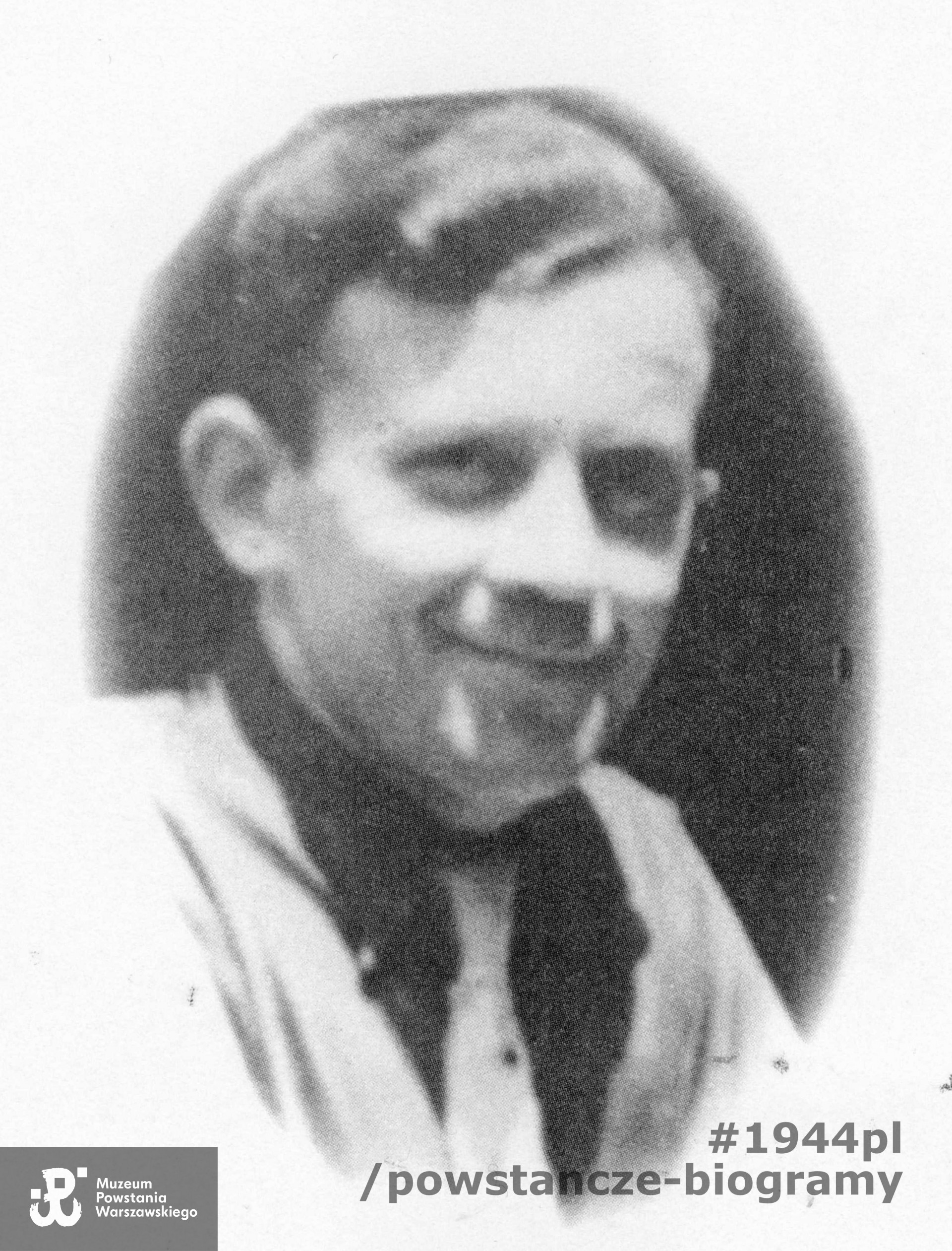 Władysław Ozimek. Zdjęcie wykonane w Warszawie w roku 1939. Ze zbiorów  p. Andrzeja Ozimka