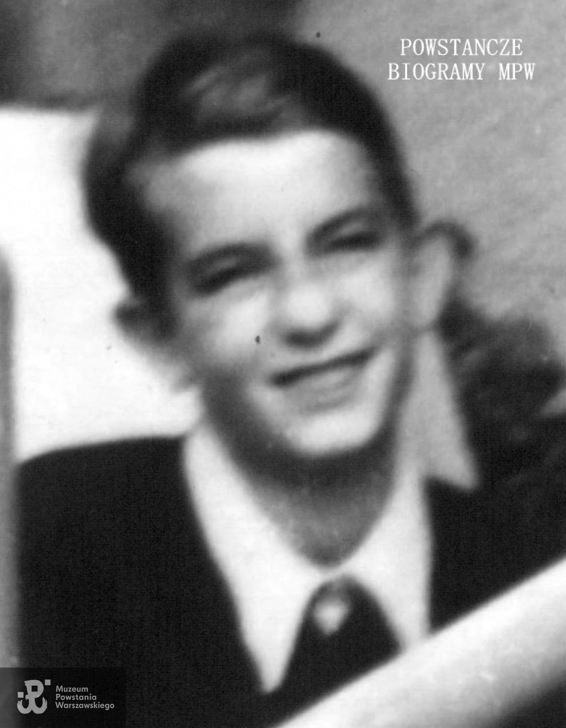 Dobiesław Szameit "Dobek" (1926-1944). Fot. z archiwum rodzinnego Janusza Webera