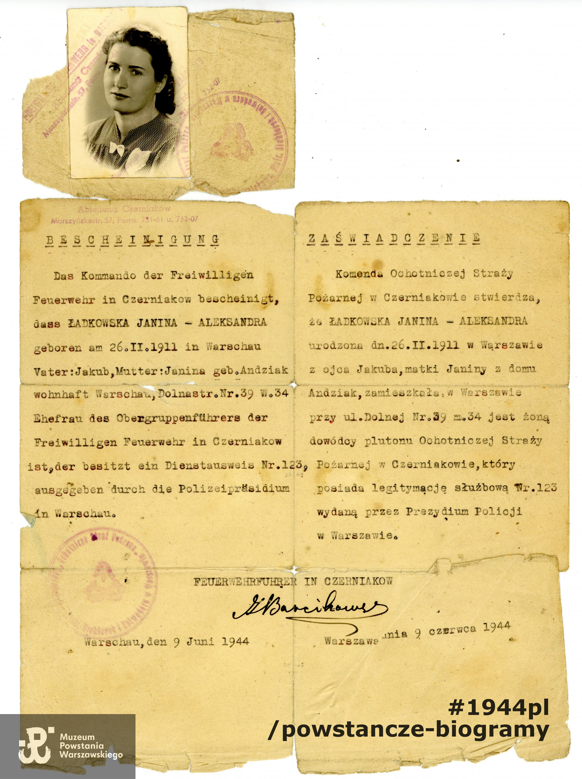 Dokument ze zbiorów Muzeum Powstania Warszawskiego, MPW-DF.0624.z.2.2021