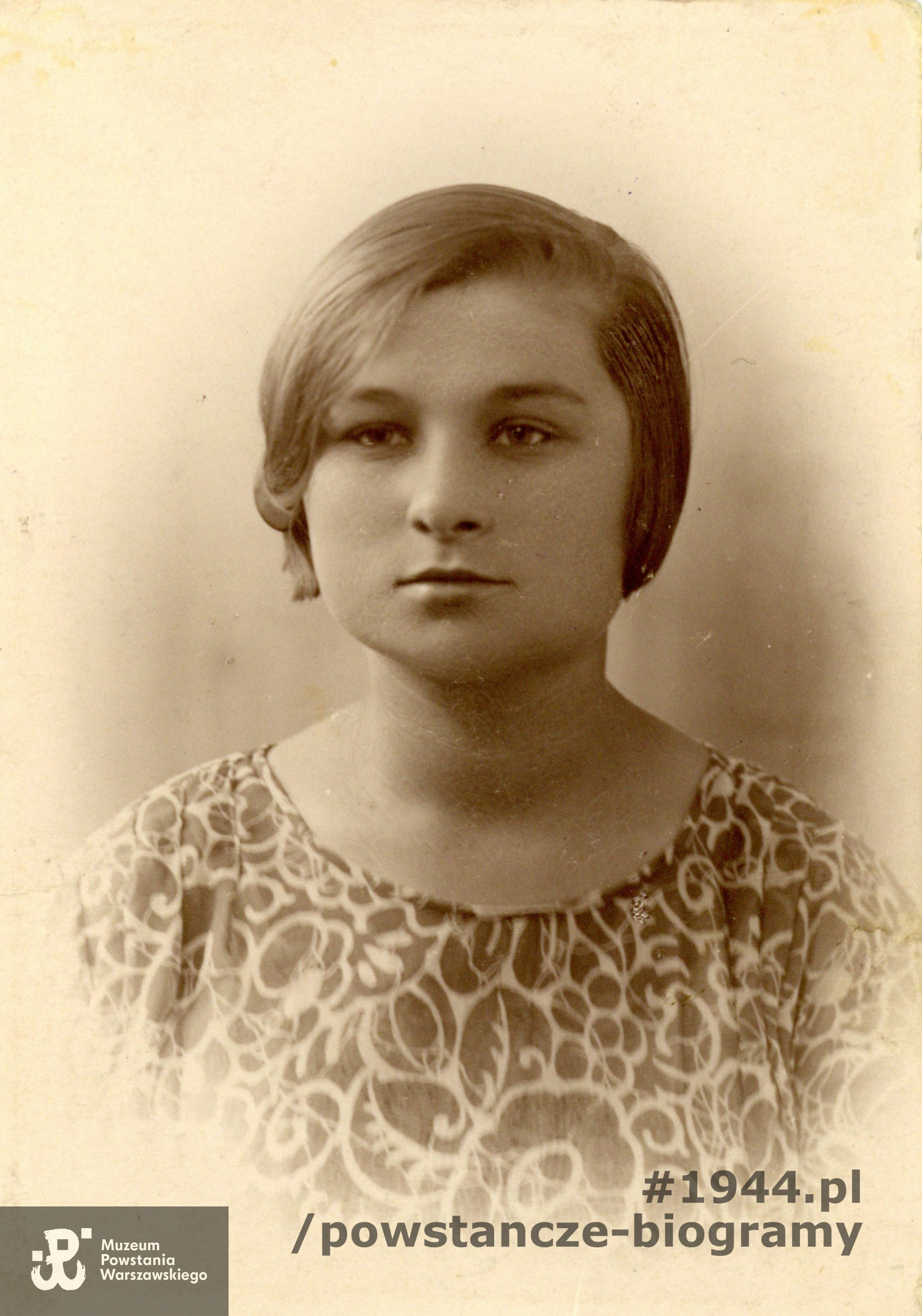 Jadwiga Maria Modelska (1907-1981). Fotografia z archiwum rodzinnego synowej, p. Alicji Modelskiej