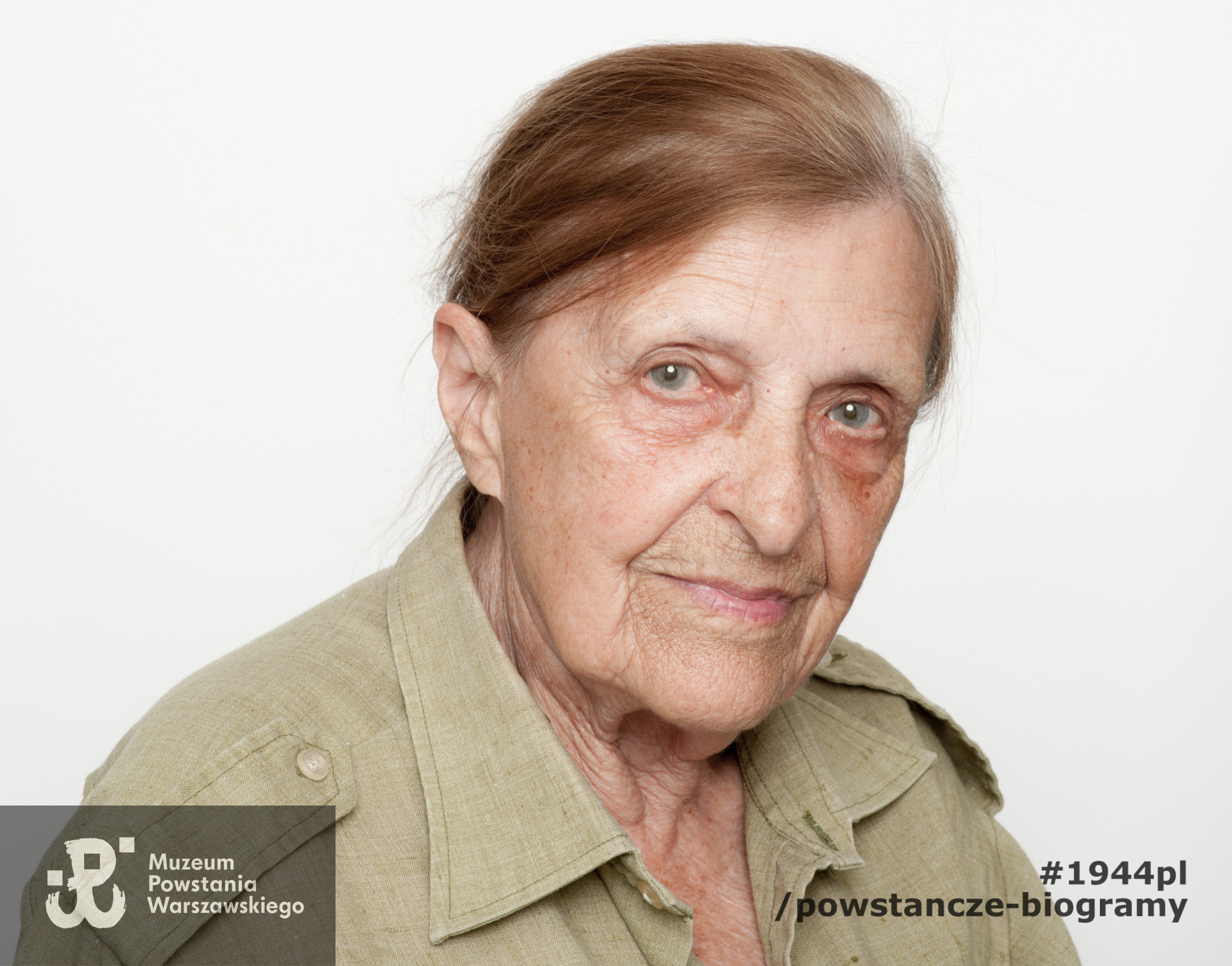 Zdjęcie z serii portretów Powstańców Warszawskich wykonanych w ramach projektu "1944/70/2014" realizowanego przez grupę WWPHOTO dla uczczenia 70. rocznicy wybuchu Powstania Warszawskiego. Muzeum Powstania Warszawskiego, 22.07-04.08 2013.