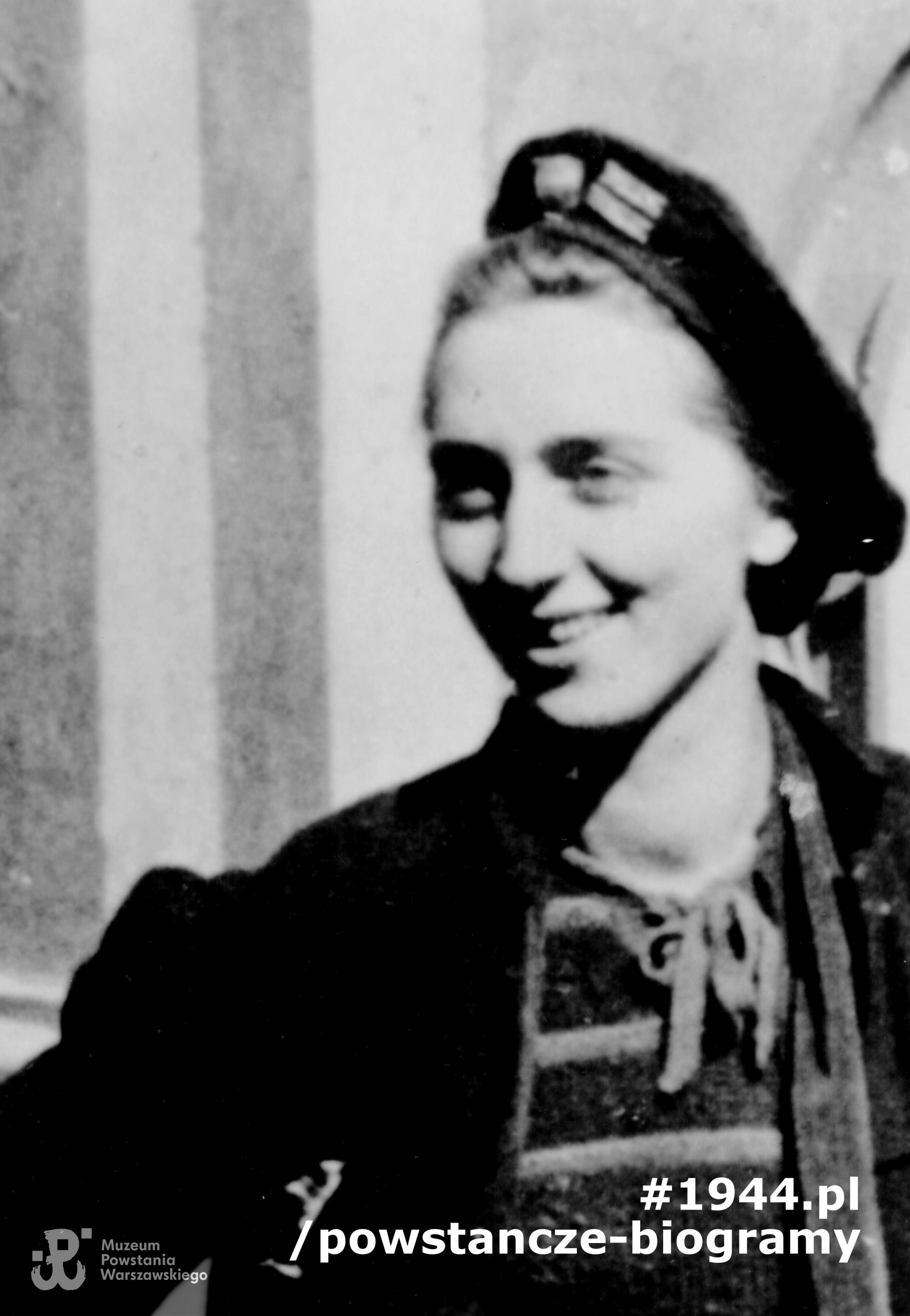 Krystyna Policzkowska "Oleńka" (1925-2000). Fot. ze zbiorów Muzeum Powstania Warszawskiego, sygn. P/8817, dar siostry, p. Anny Policzkowskiej 