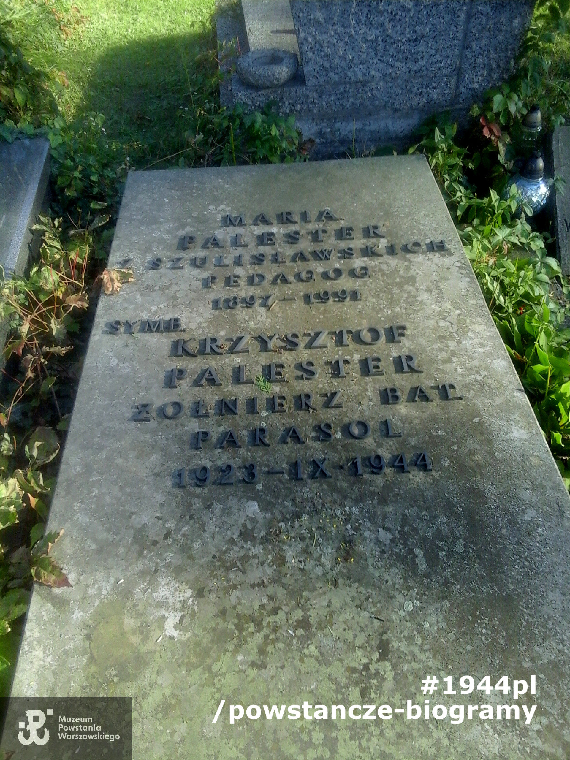 Cmentarz Wojskowy na Powązkach - kwatera K, rząd 6 A, grób 51. Fot. Remigiusz Stefani