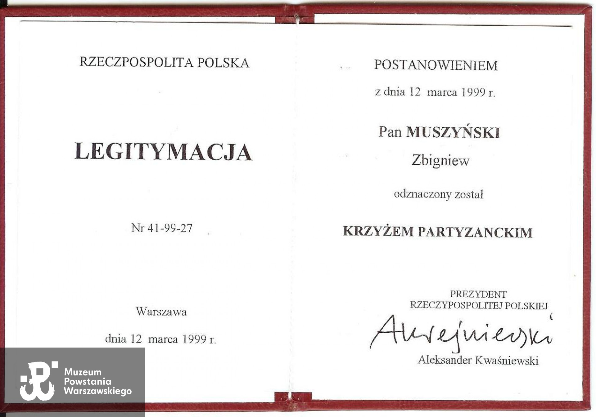 Z archiwum p. Zbigniewa Muszyńskiego