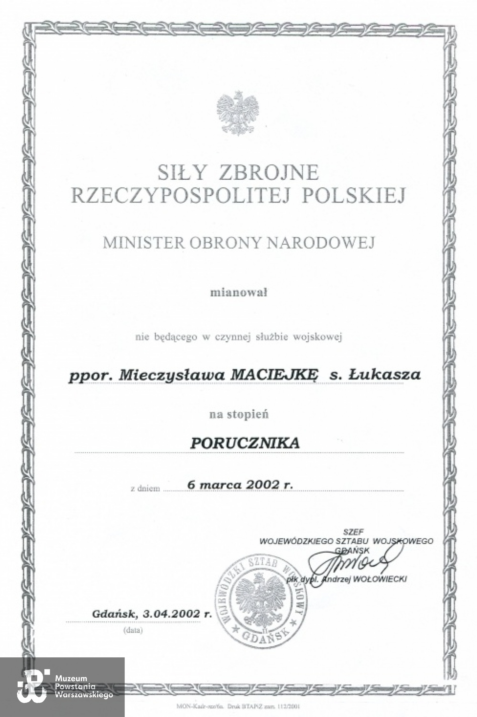 Z archiwum Mieczysława Maciejki