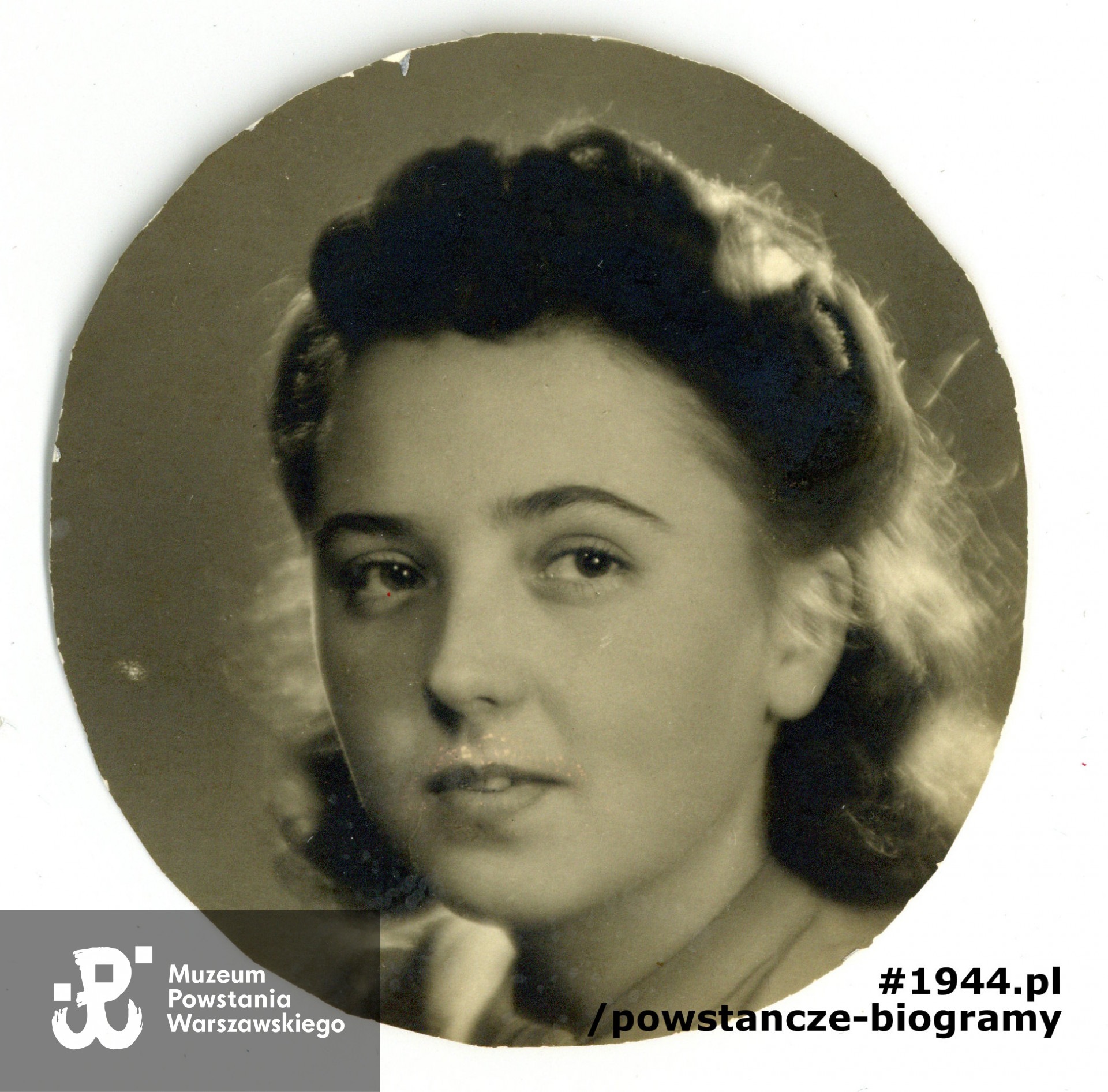 Maria Zofia Woźniak z Ostaszewskich ps. "Mila"  vel Maria Witkowska. Fot. z  archiwum rodzinnego p. Anny  Kulik z domu Woźniak.