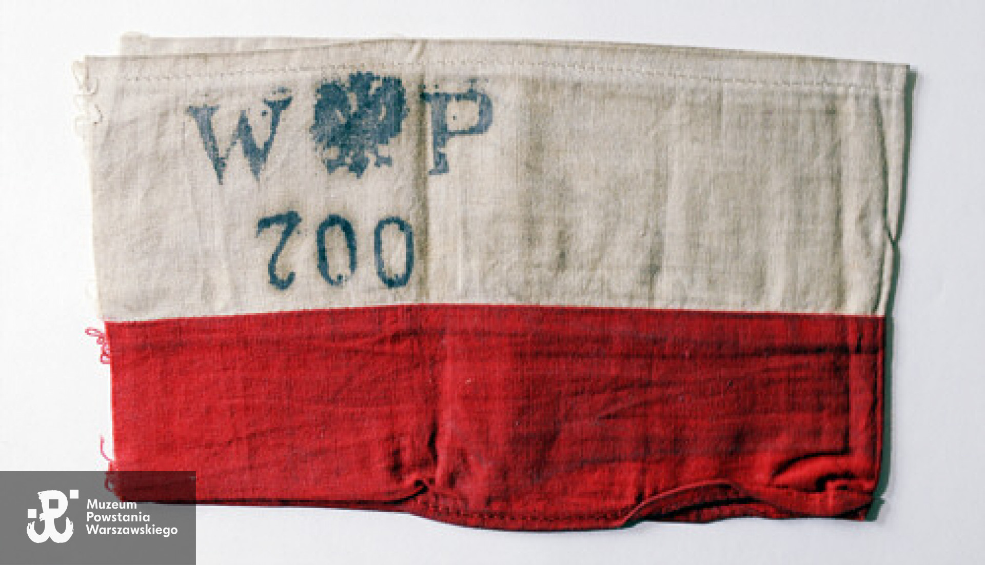 Powstańcza opaska Jerzego Einhorna. <i>Fot. Bill Wade/Post-Gazette</i>