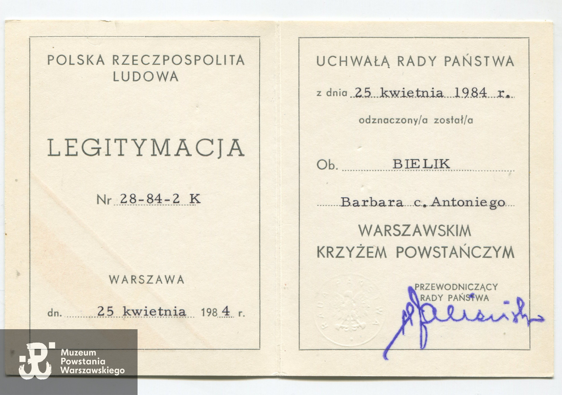  Fot. z archiwum rodzinnego, udostępniła p. Dorota Bielik-Szlajfer