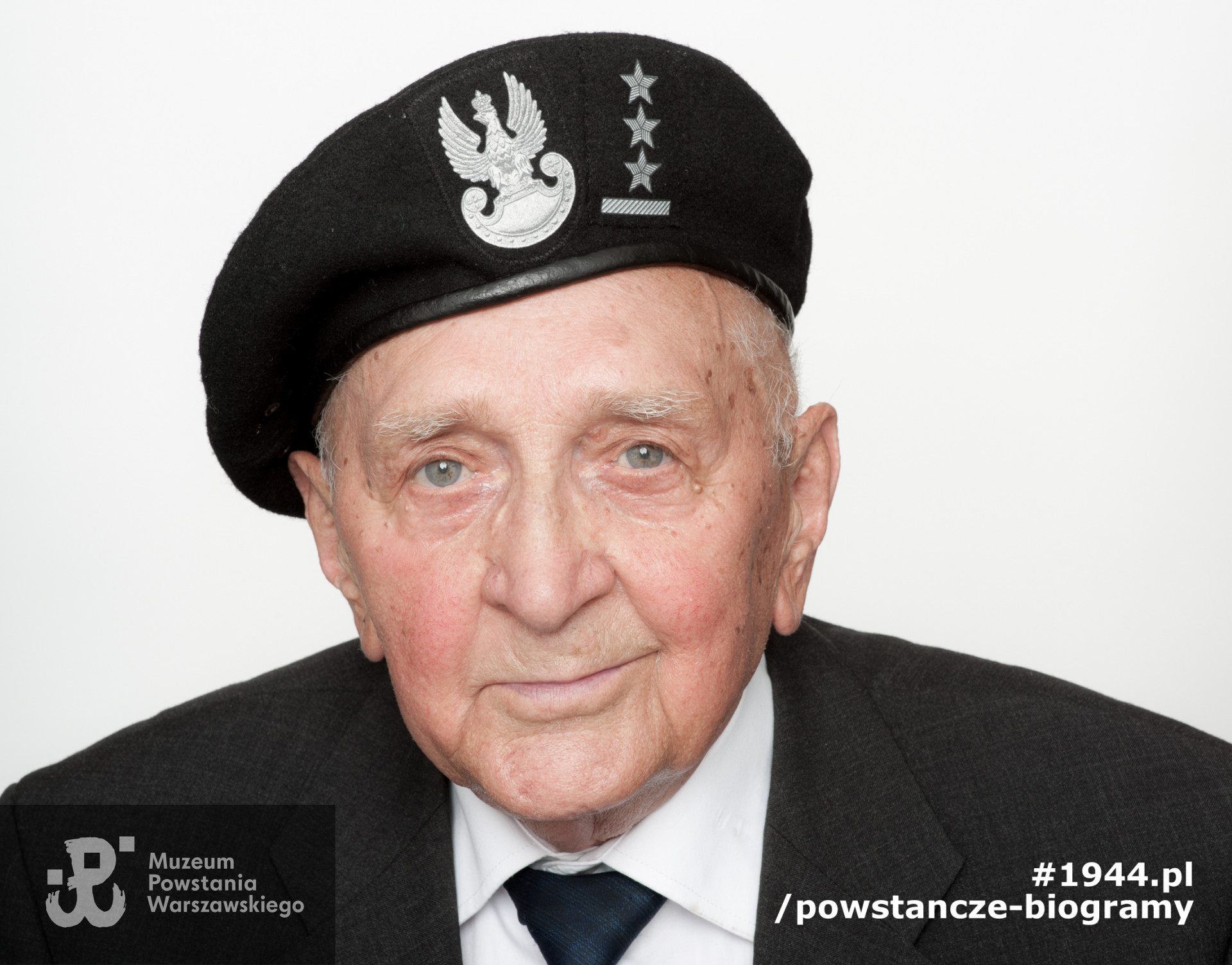 Zdjęcie z serii portretów Powstańców Warszawskich w ramach projektu "1944/70/2014" realizowanego przez grupę WWPHOTO dla uczczenia 70. rocznicy wybuchu Powstania Warszawskiego. Muzeum Powstania Warszawskiego, 22.07-04.08 2013.