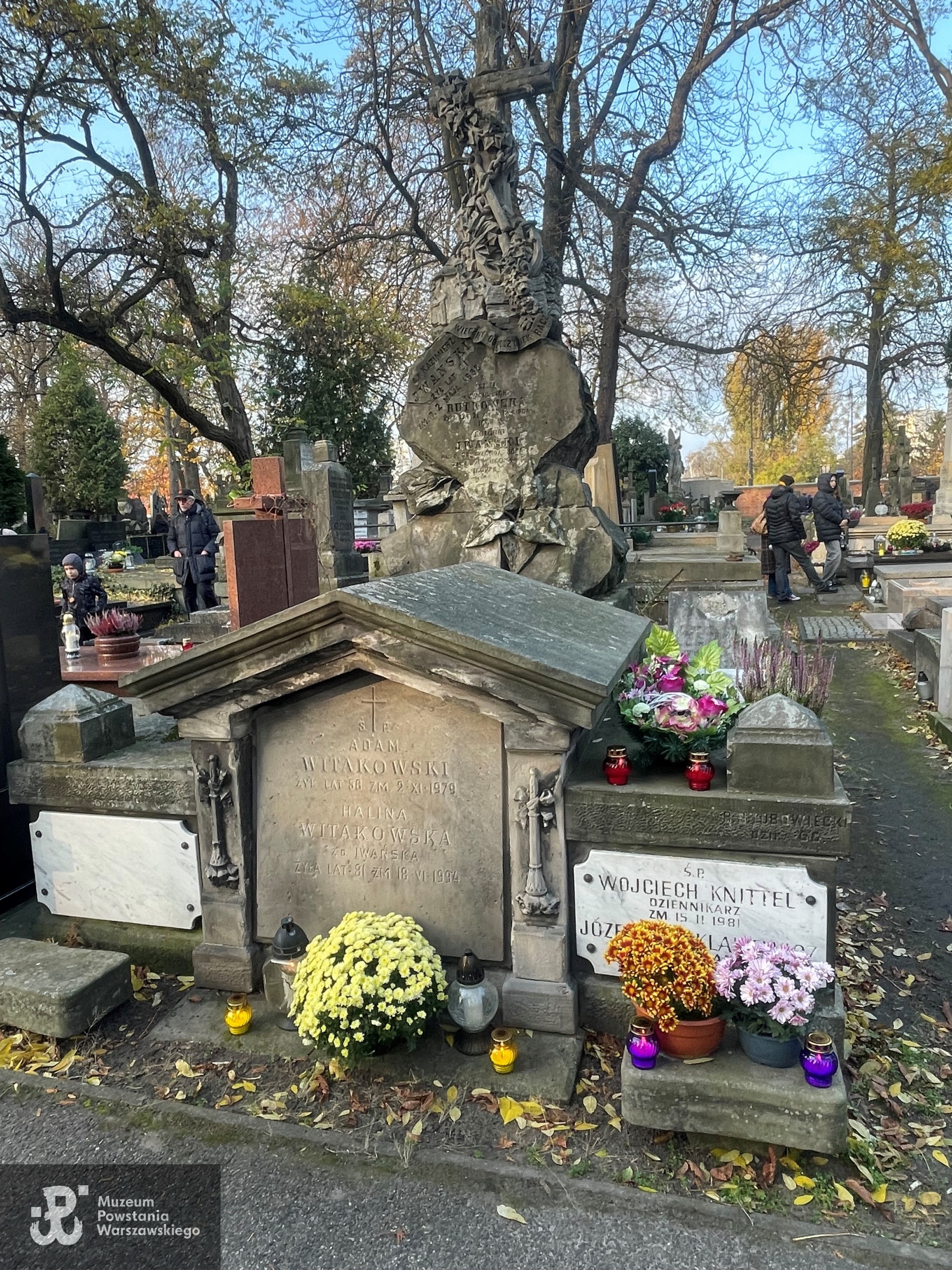 Mogiła na na Cmentarzu Powązkowskim w Warszawie. Fot. udostępnił prof. dr hab. Krzysztof Knittel