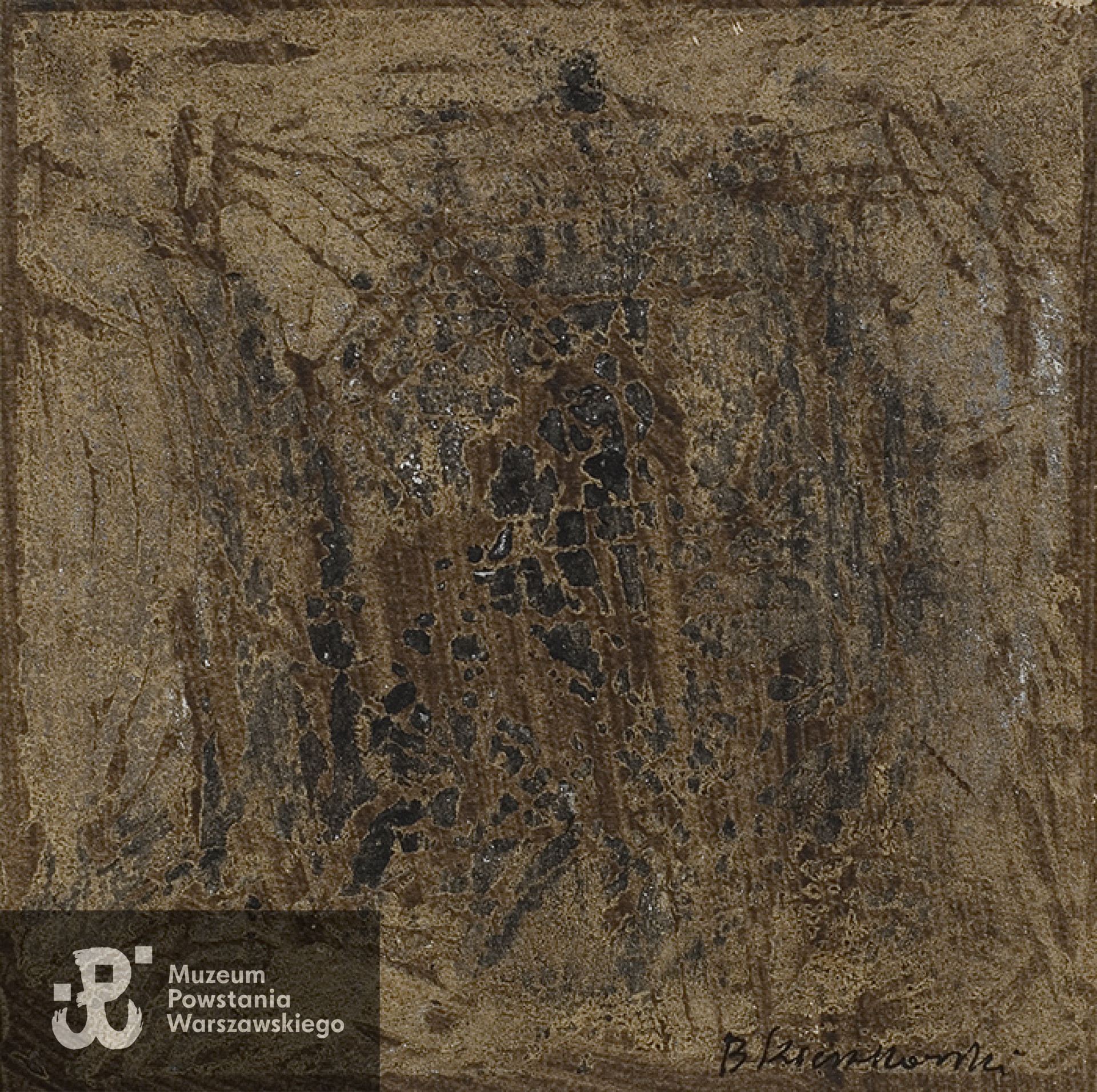 Kompozycja, 1960 technika własna, papier