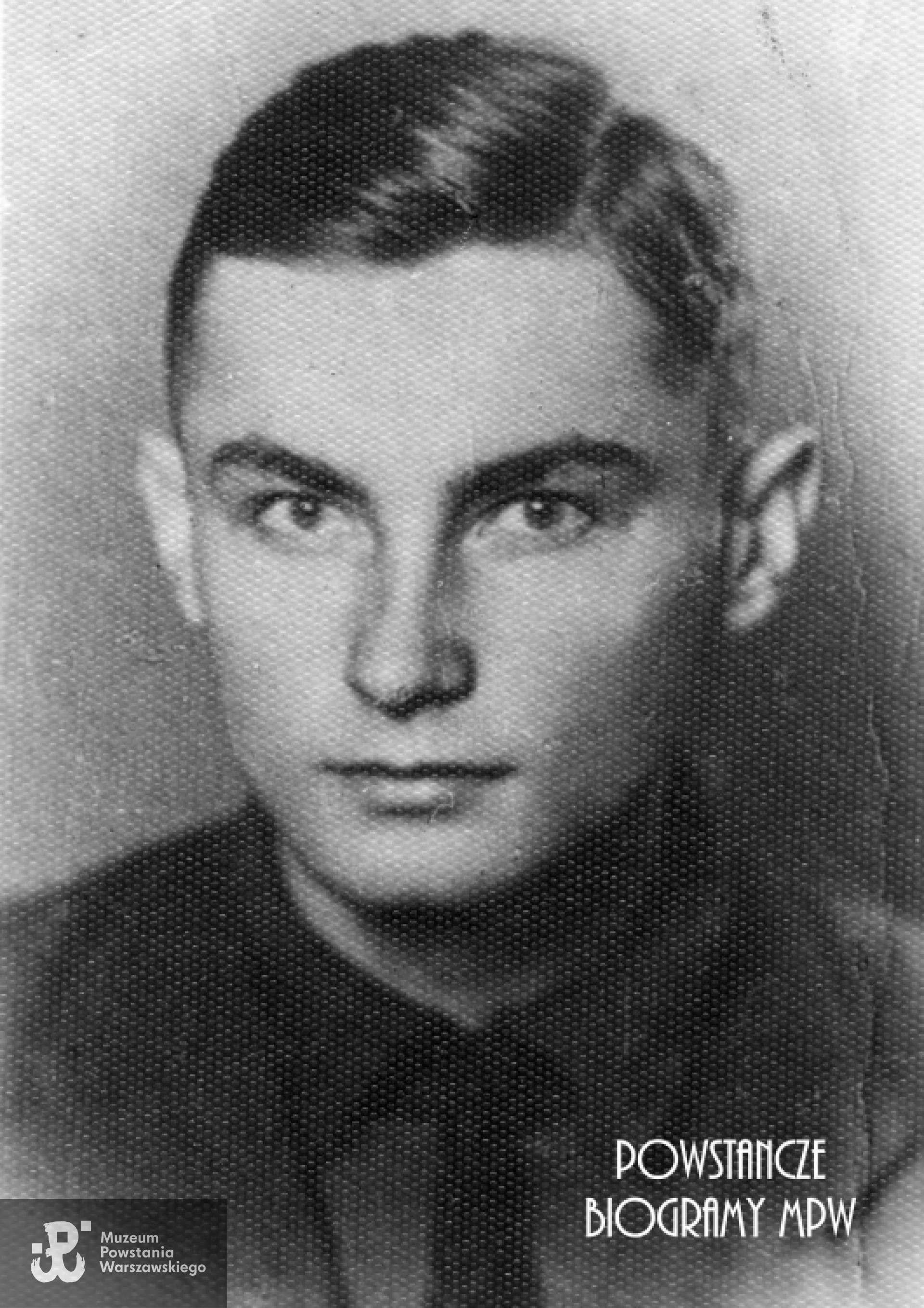 Jerzy Stefan Bednarski ps. "Artur" (1924-1944) Fot. AR MPW