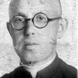 ks. Kazimierz Ciecierski (1907-1944) Zdjęcie z kenkarty - luty 1944. Zbiory MPW