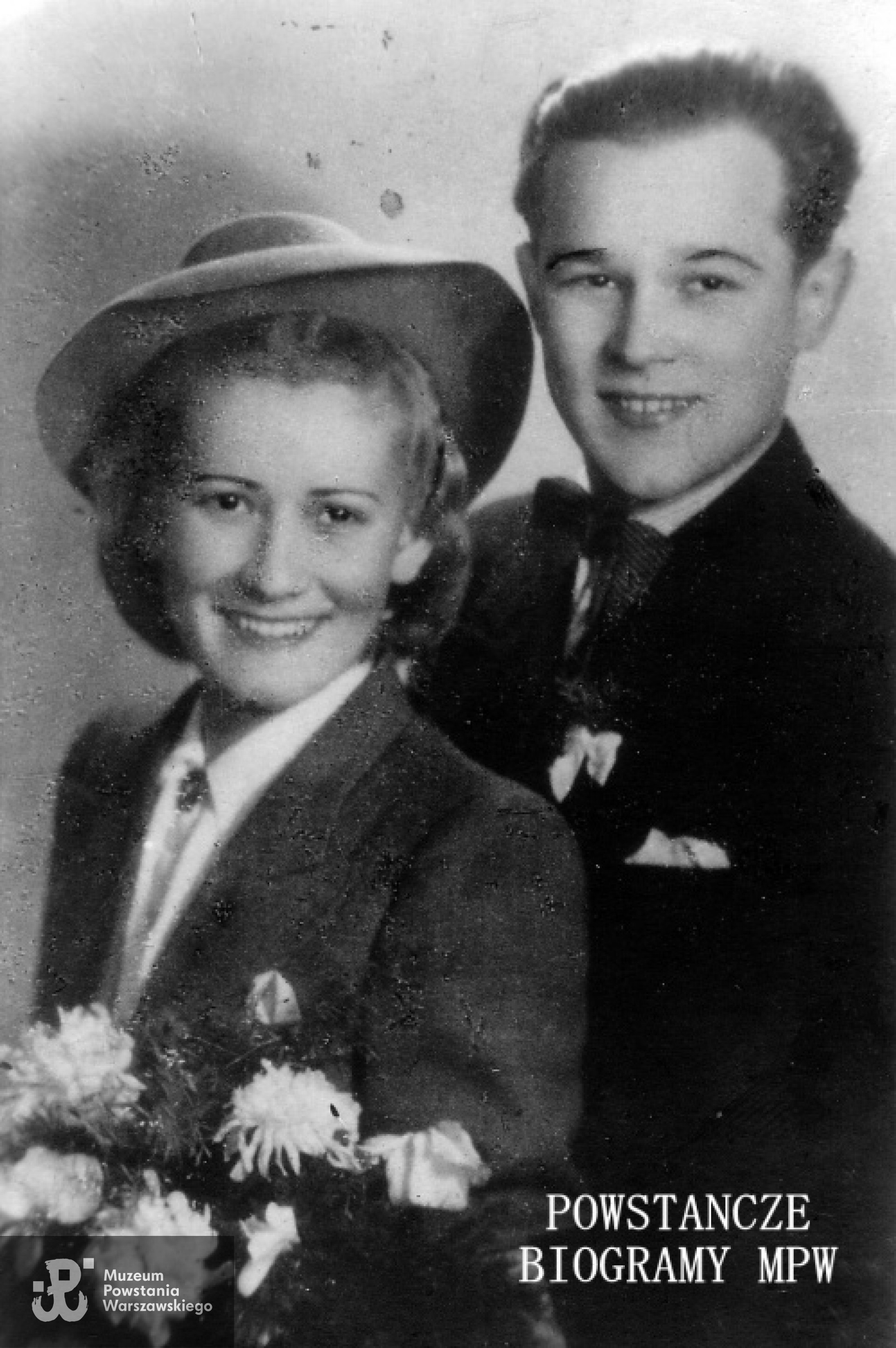 Tadeusz i Karolina - zdjęcie ślubne. Fot. z archiwum rodzinnego Elżbiety Gorazdowskiej