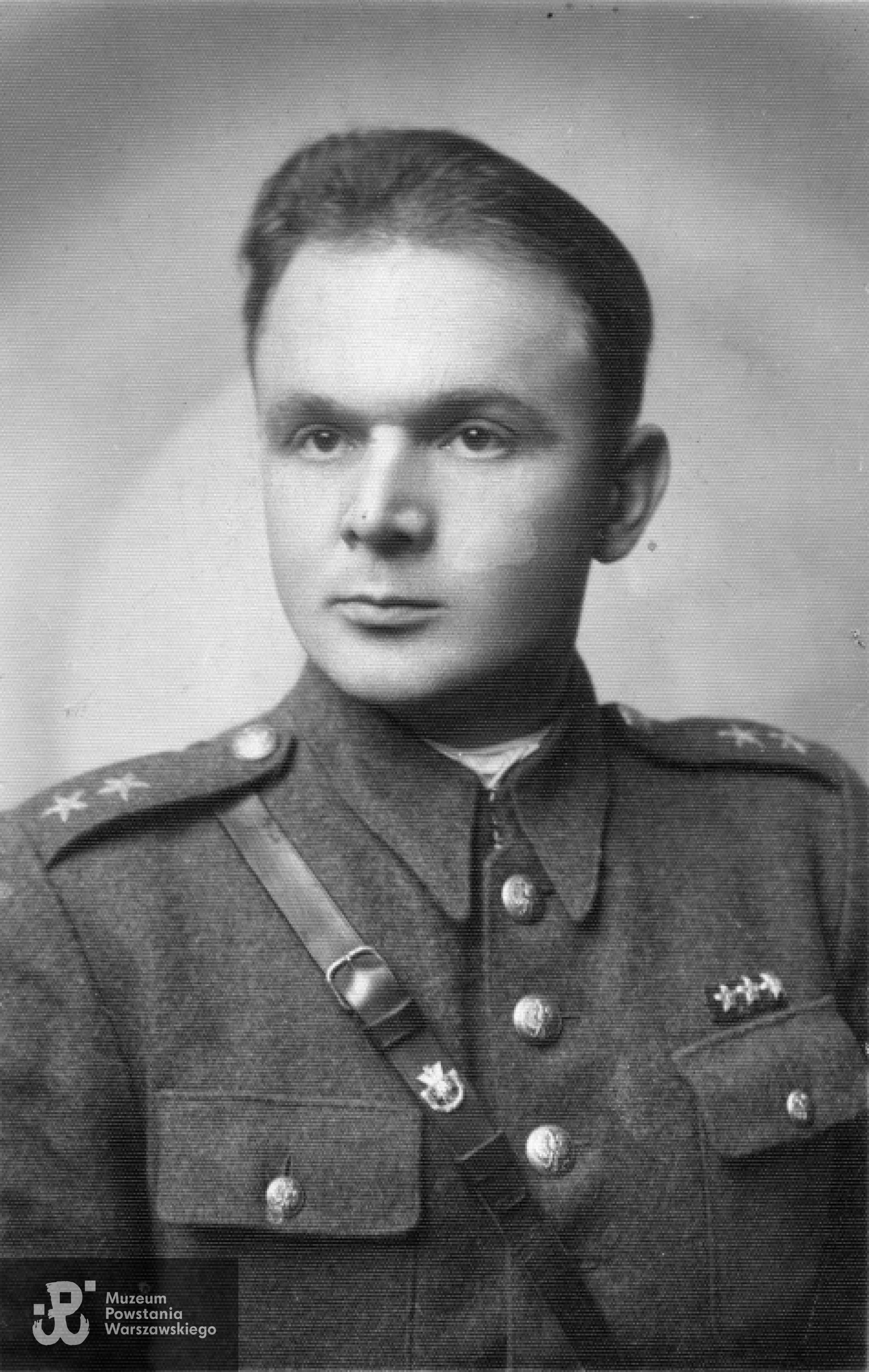 Październik 1944 r. - w mundurze porucznika 1. Dywizji Piechoty im. Tadeusza Kościuszki