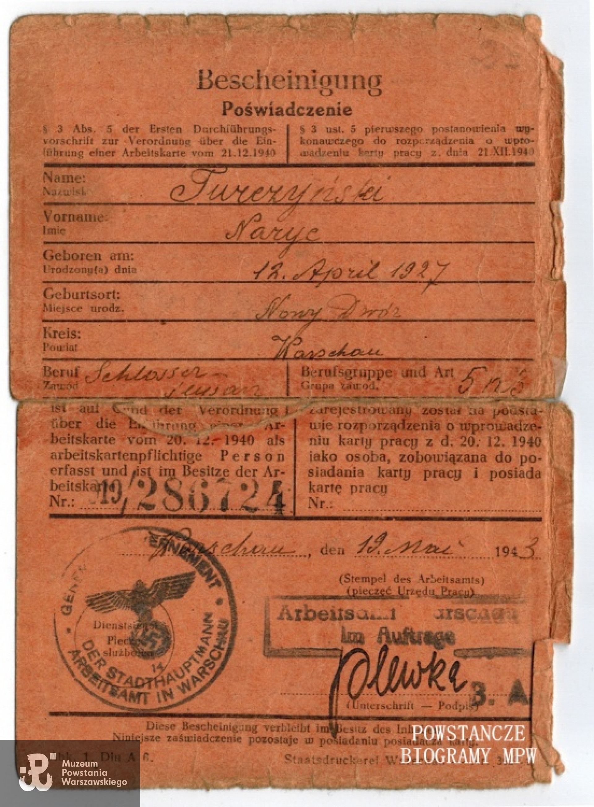 Z archiwum rodzinnego Dariusza Bogdana Turczyńskiego.