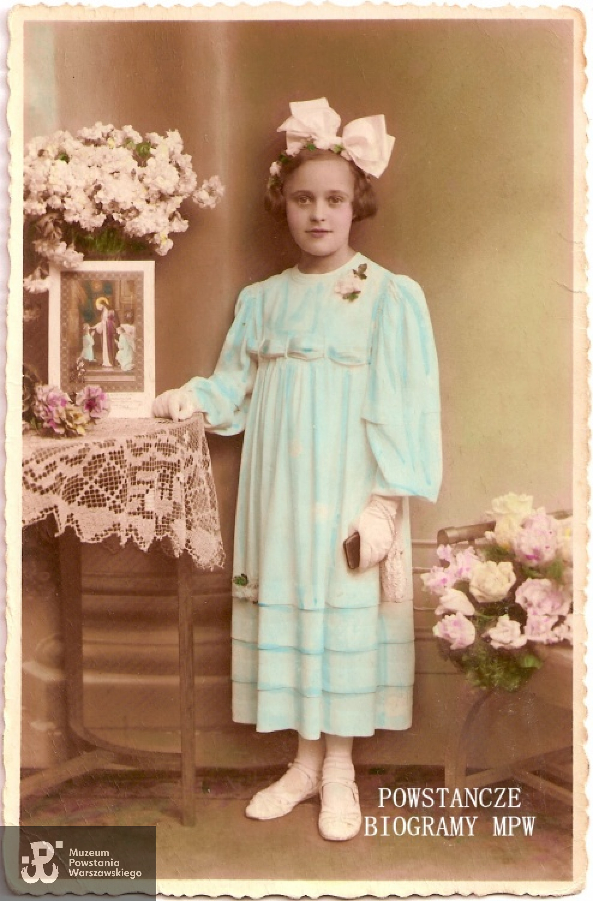 Zdjęcie z okresu I Komunii Świętej. Fot. z archiwum rodzinnego  Marii Holki.