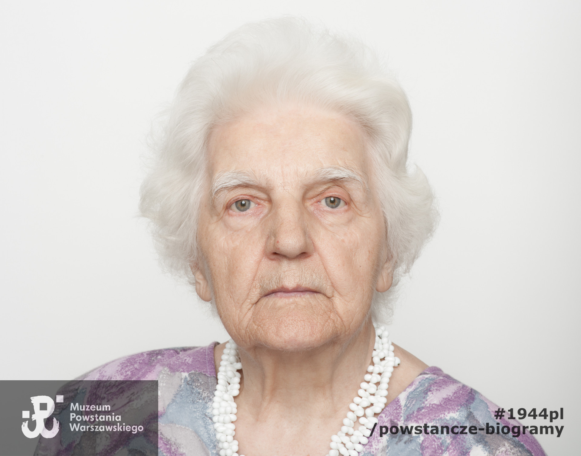 Zdjęcie z serii portretów Powstańców Warszawskich wykonanych w ramach projektu "1944/70/2014" realizowanego przez grupę WWPHOTO dla uczczenia 70. rocznicy wybuchu Powstania Warszawskiego. Muzeum Powstania Warszawskiego, 22.07-04.08 2013.