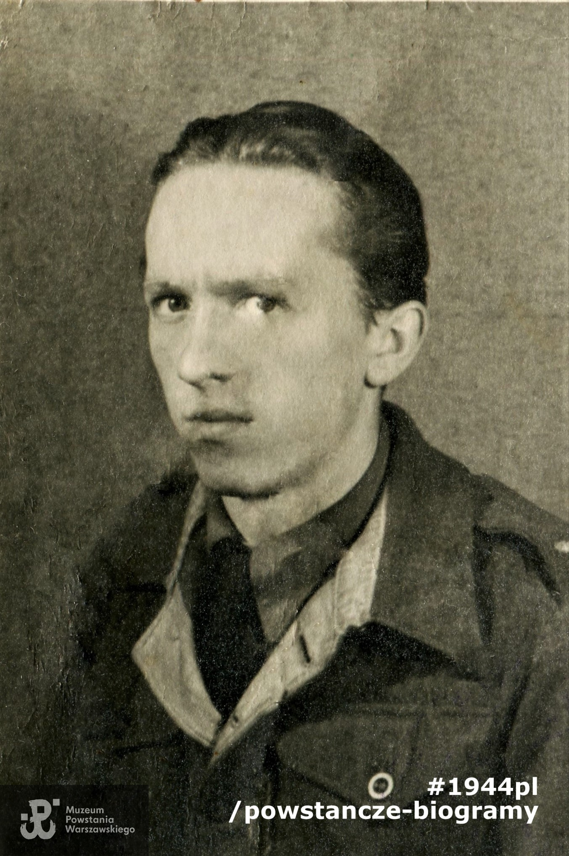 Jerzy Michalski "Cygan" po wyzwoleniu z niewoli, ok. 1945 r. 