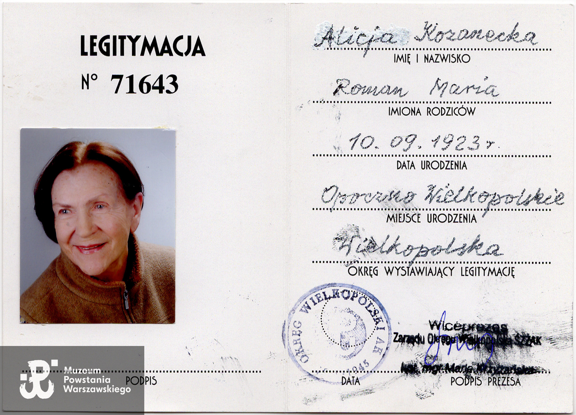 Ze zbiorów rodzinnych p. Alicji Budzyńskiej - Kozaneckiej 