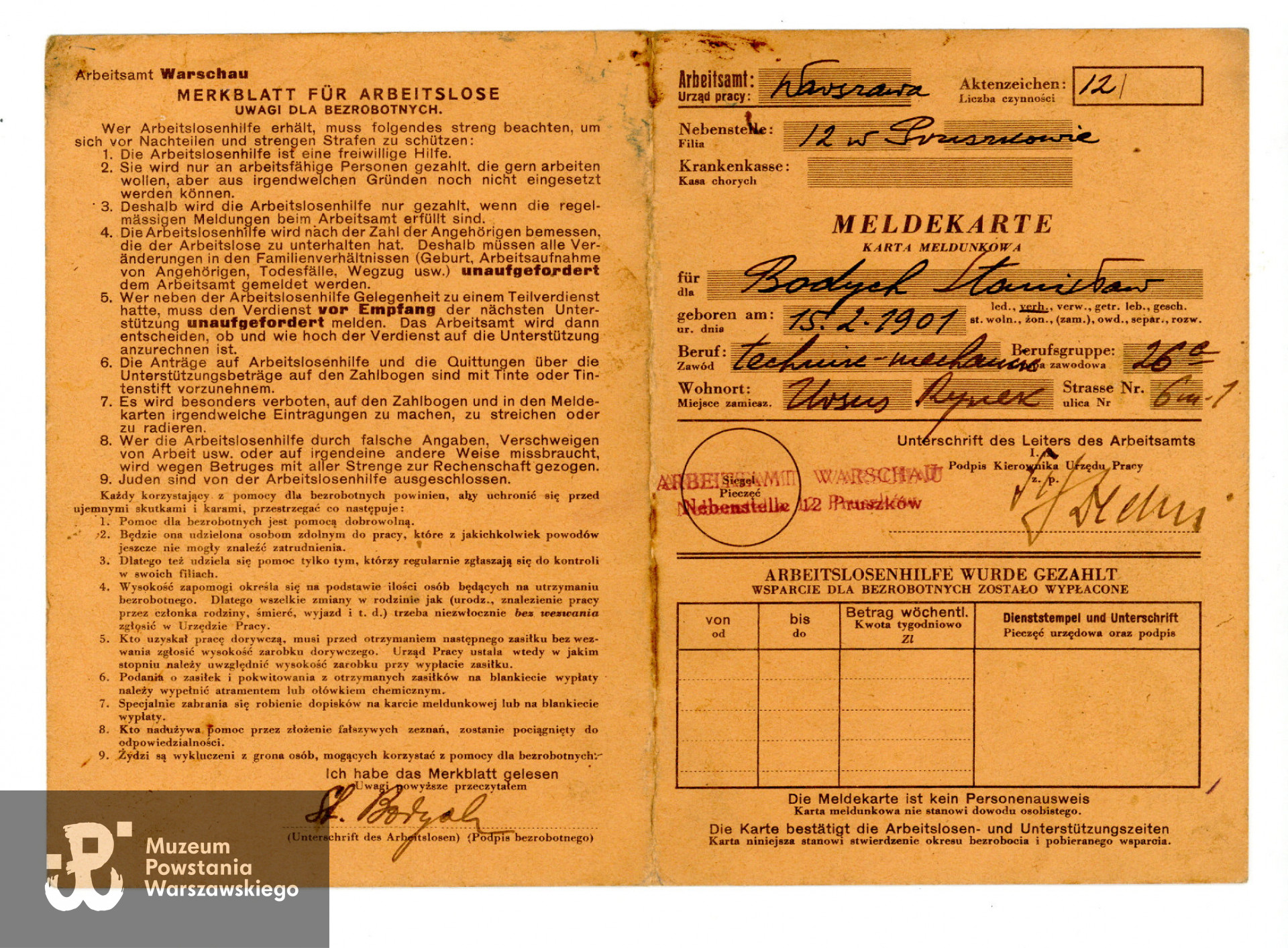 Ze zbiorów rodzinnych, udostępnił p. Tomasz Bodych, wnuk Powstańca