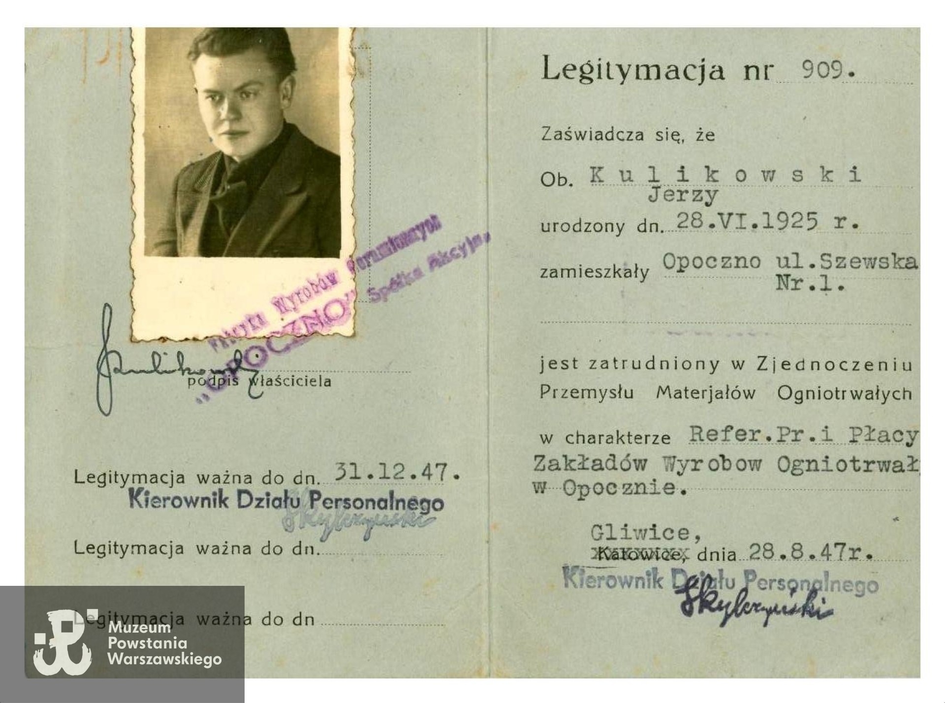 Źródło: materiały do Słownika Biograficznego Uczestników Powstania Warszawskiego, zasób Pokoju Kombatanta