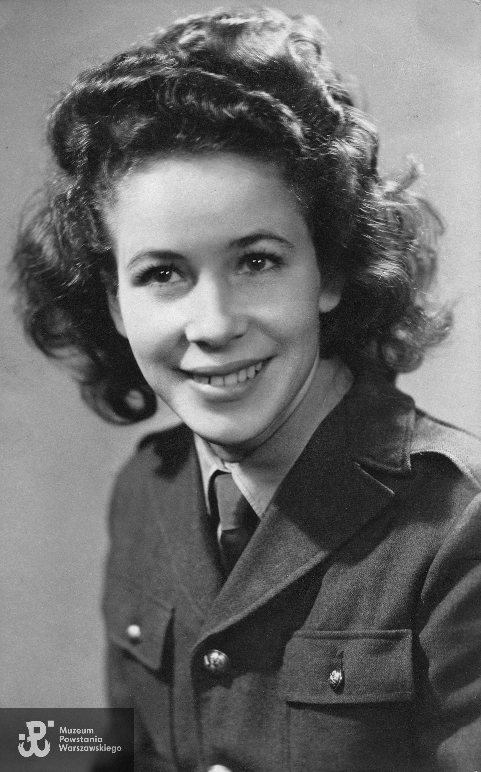 Zofia Byczkówna - Kozielska, na zdjęciu po wyzwoleniu, 1945-1946 rok. Fot. udostępnił p. Marek Prokop, syn.