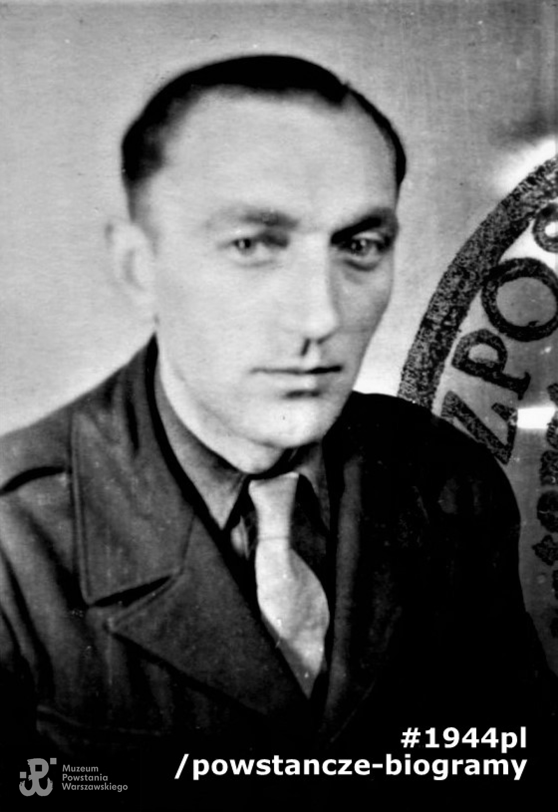 kpr. pchor. Stefan Hoch "Zyg" (1918-1991).  Fot. ze zbiorów rodzinnych