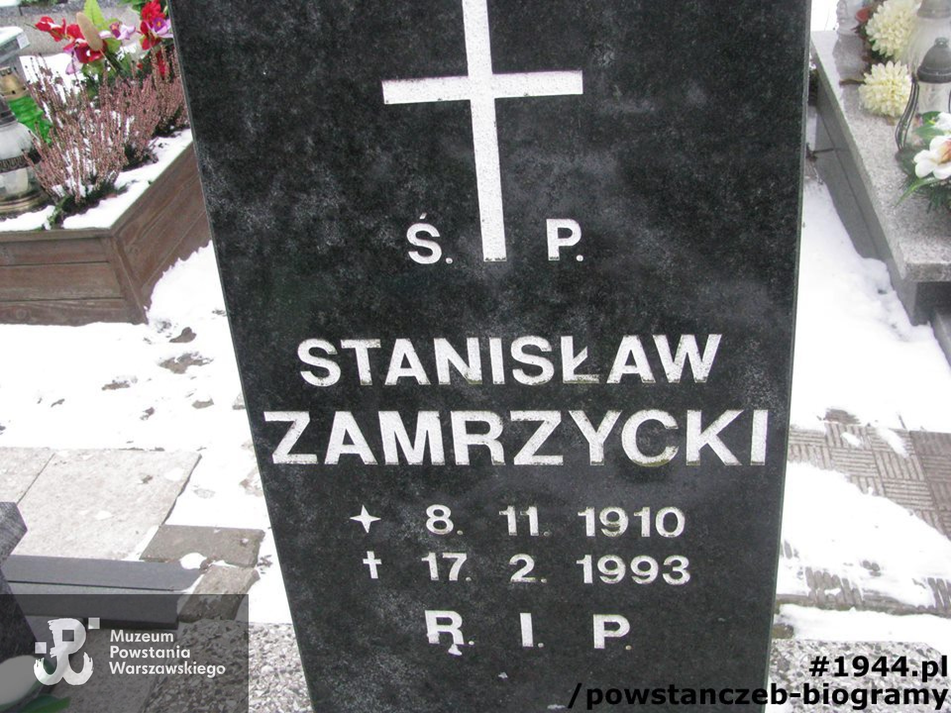 Fotografia nagrobka udostępniona przez pana Edward Dalibóga