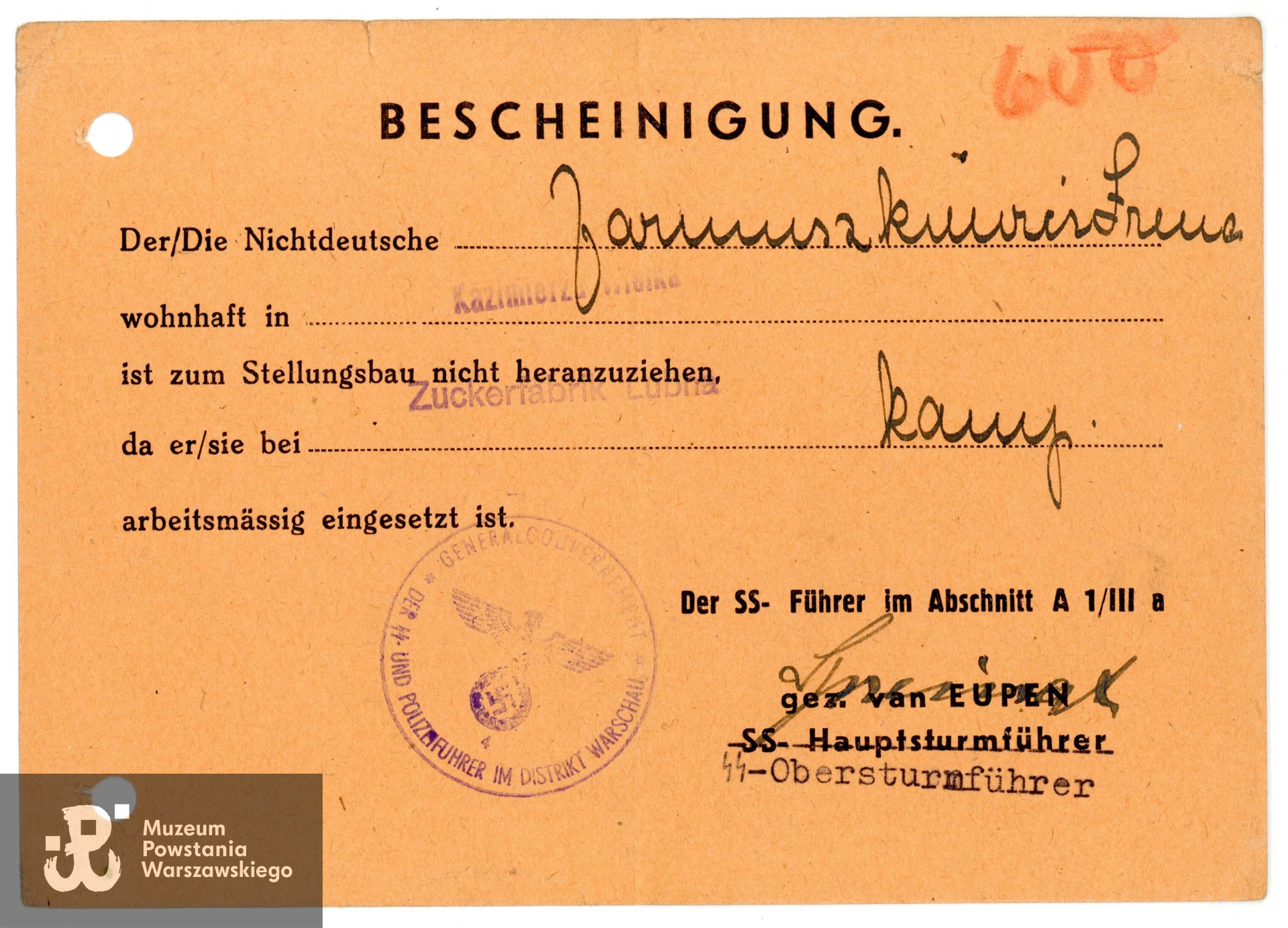 Ze zbiorów rodzinnych, udostępniła p. Maria Łempicka