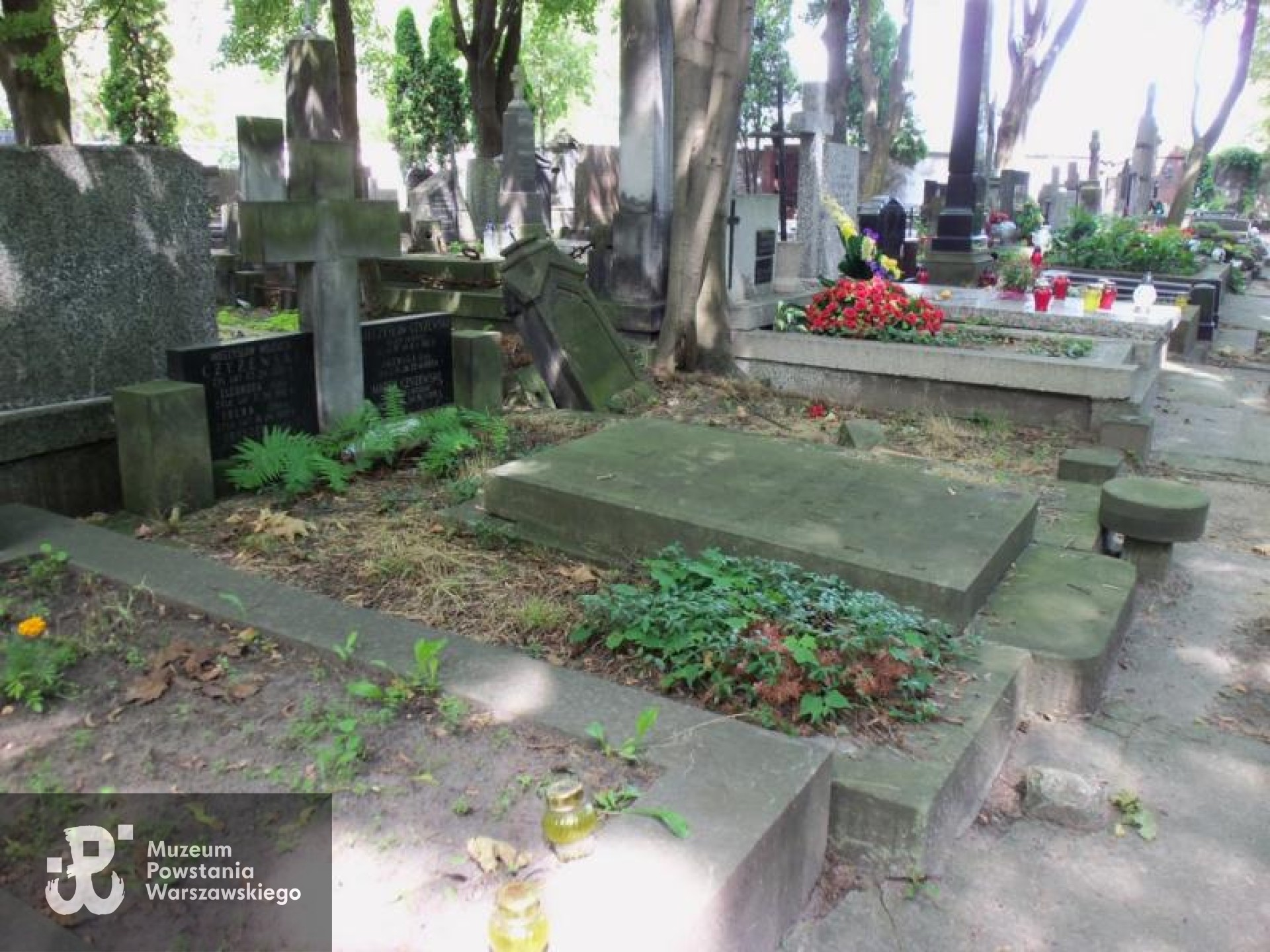 Fot. Warszawskie Zabytkowe Pomniki Nagrobne:  serwis mapowy m. st. Warszawy: <i>cmentarze.um.warszawa.pl</i>