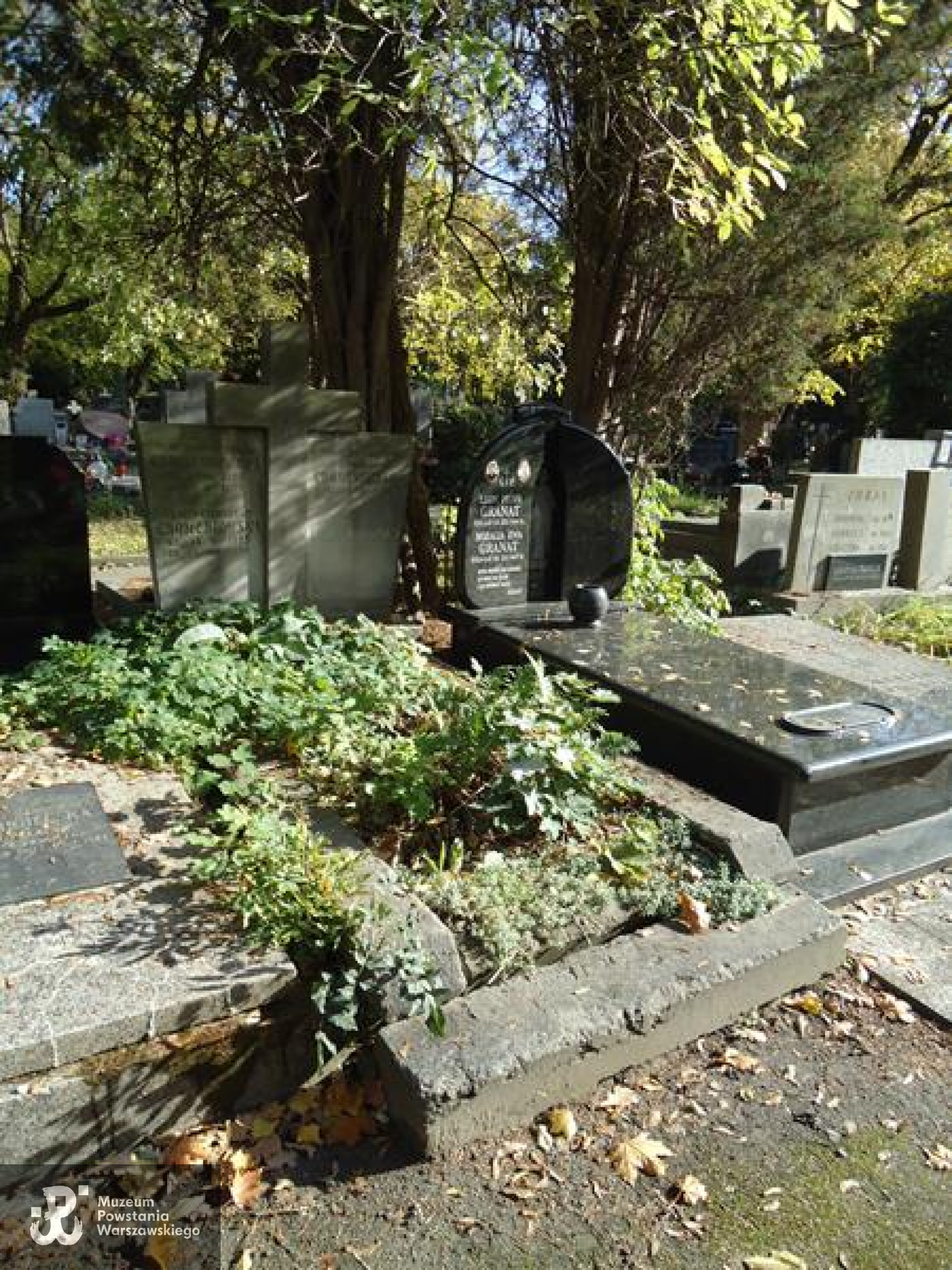 Fot. Warszawskie Zabytkowe Pomniki Nagrobne:  serwis mapowy m. st. Warszawy: <i>cmentarze.um.warszawa.pl</i>