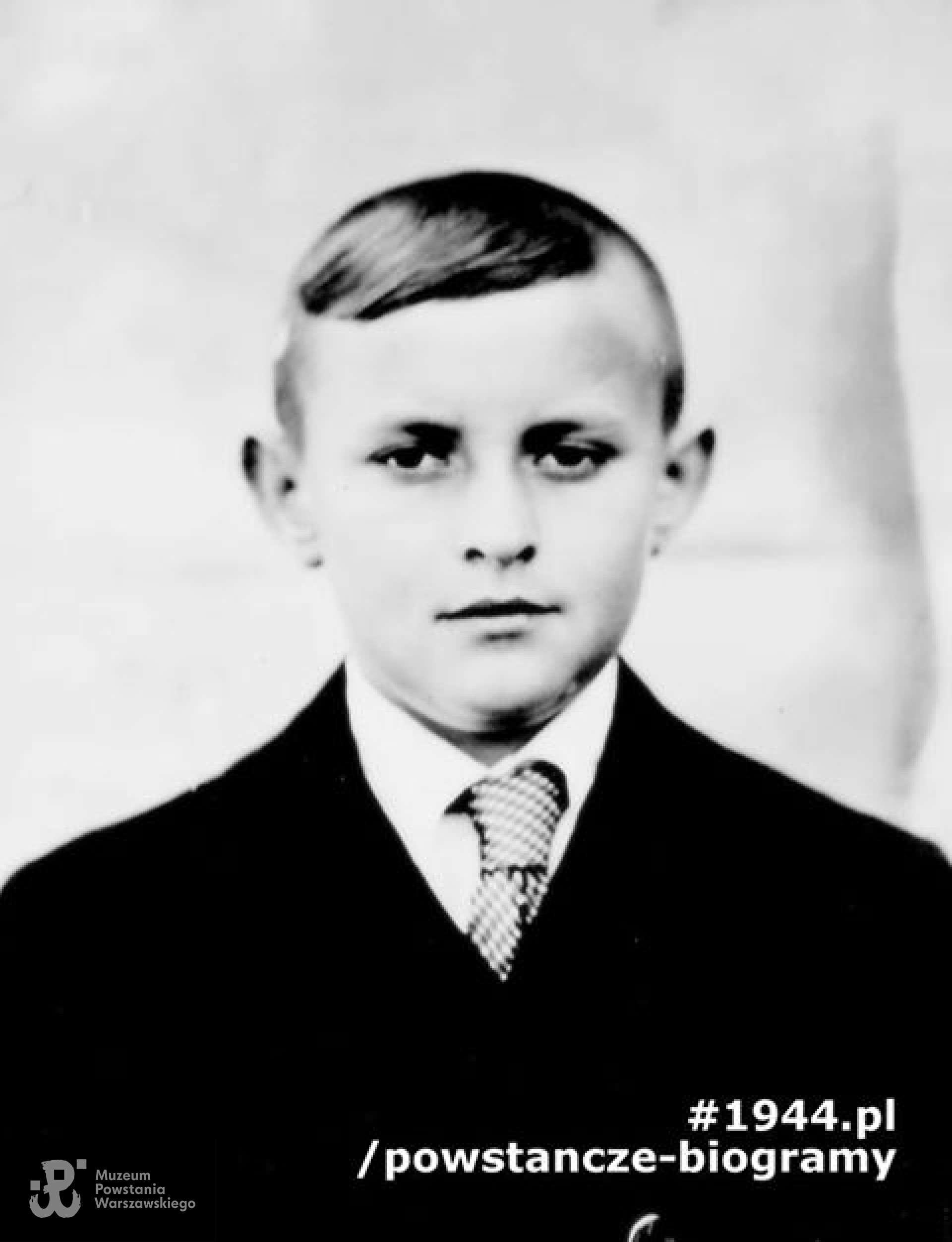 kpr. Witold Pawłowski ps. "Wit" (1926-1944). Fot. z archiwum rodzinnego p. Jolanty Habrowskiej