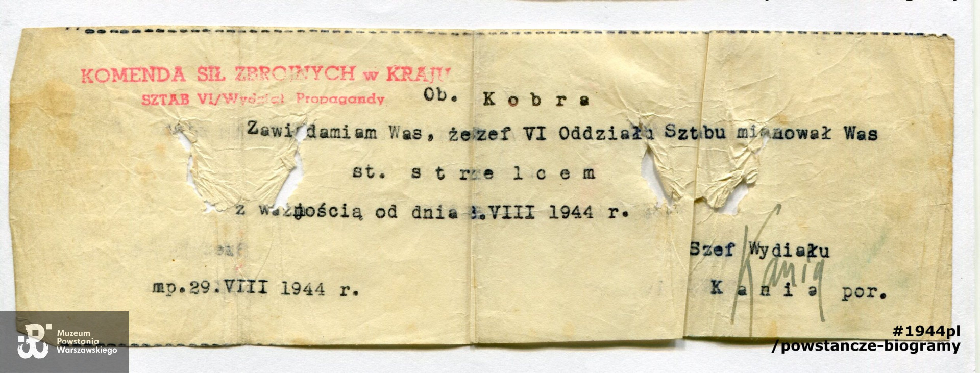 Z archiwum p. Adama Poręckiego