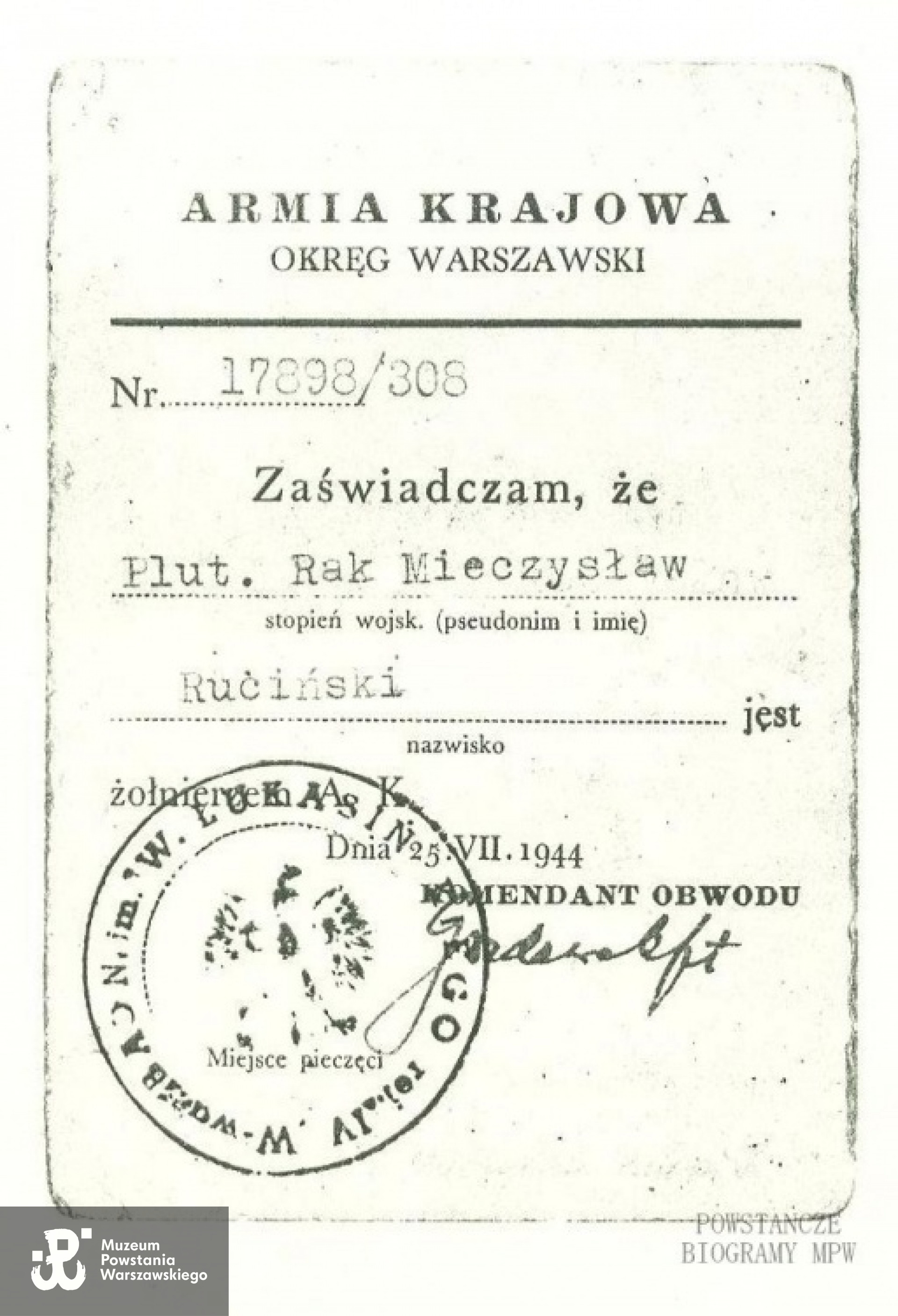 Fot. archiwum rodzinne / MPW