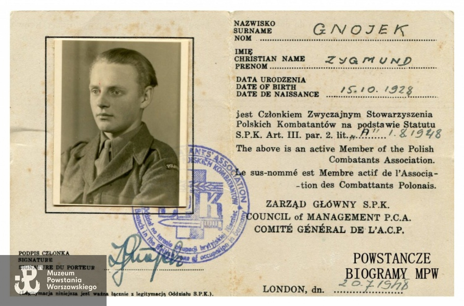 Ze zbiorów Muzeum Powstania Warszawskiego, sygn. P/8024