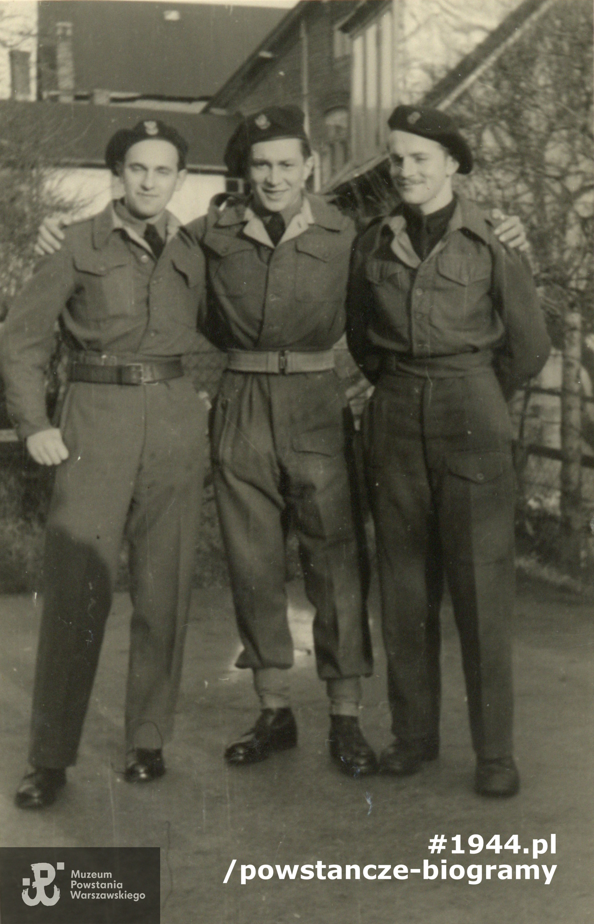 Fotografia wykonana po wyzwoleniu podczas pełnienia służby w kompanii wartowniczej w Lubece. Fot. z archiwum prywatnego p. Tadeusza Brodowskiego