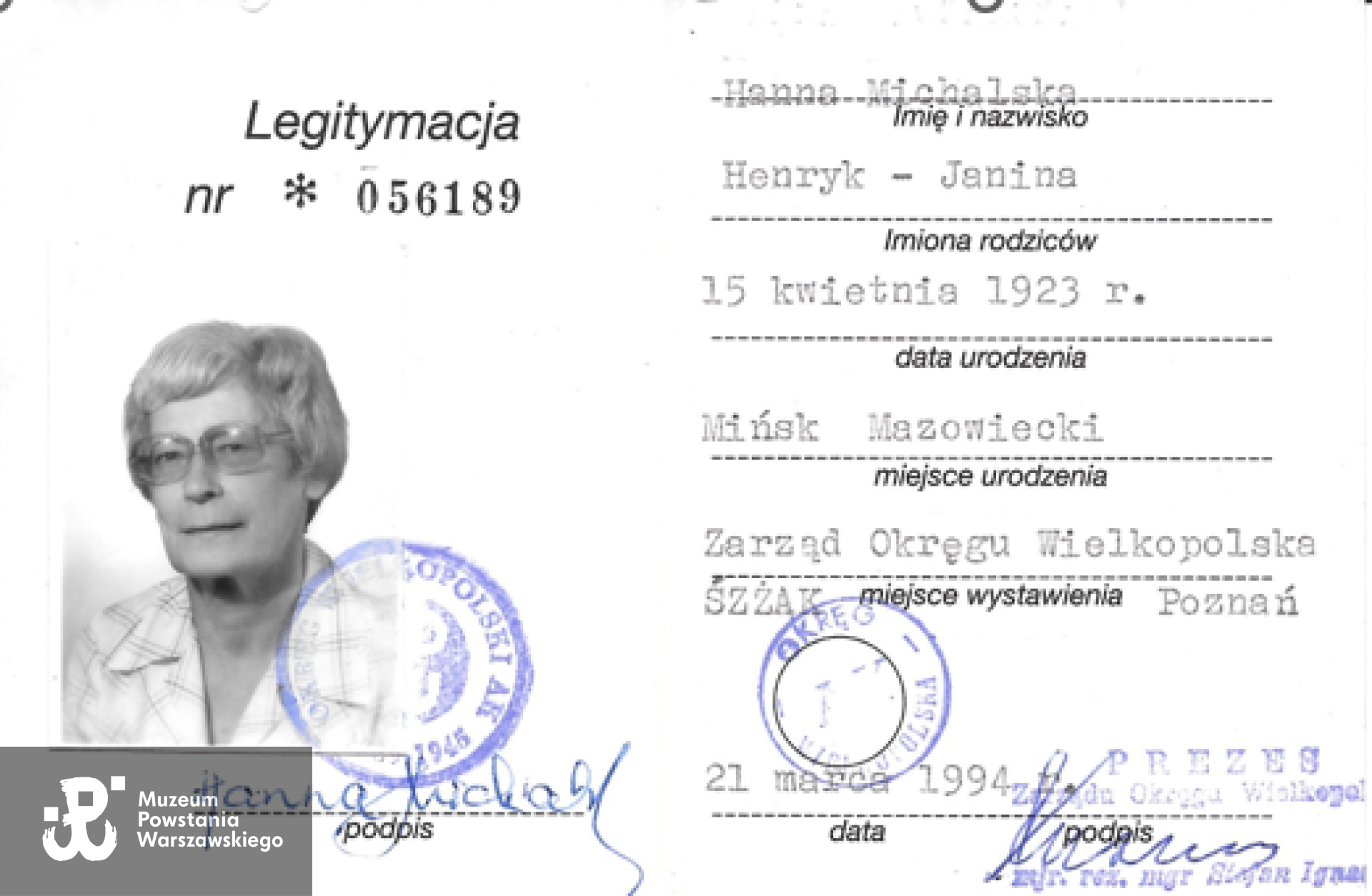 Ze zbiorów rodzinnych, skan udostępniła wnuczka, p. Zuzanna Maleszewska