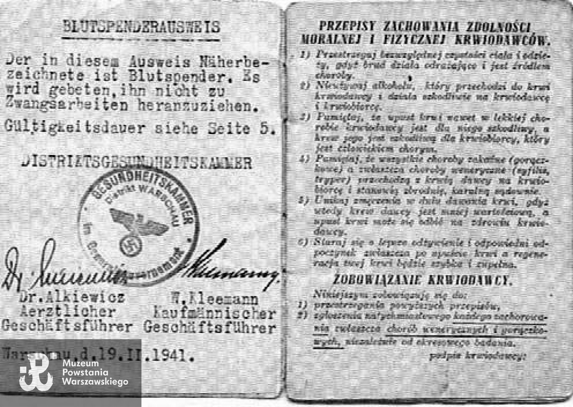 Legitymacja krwiodawcy