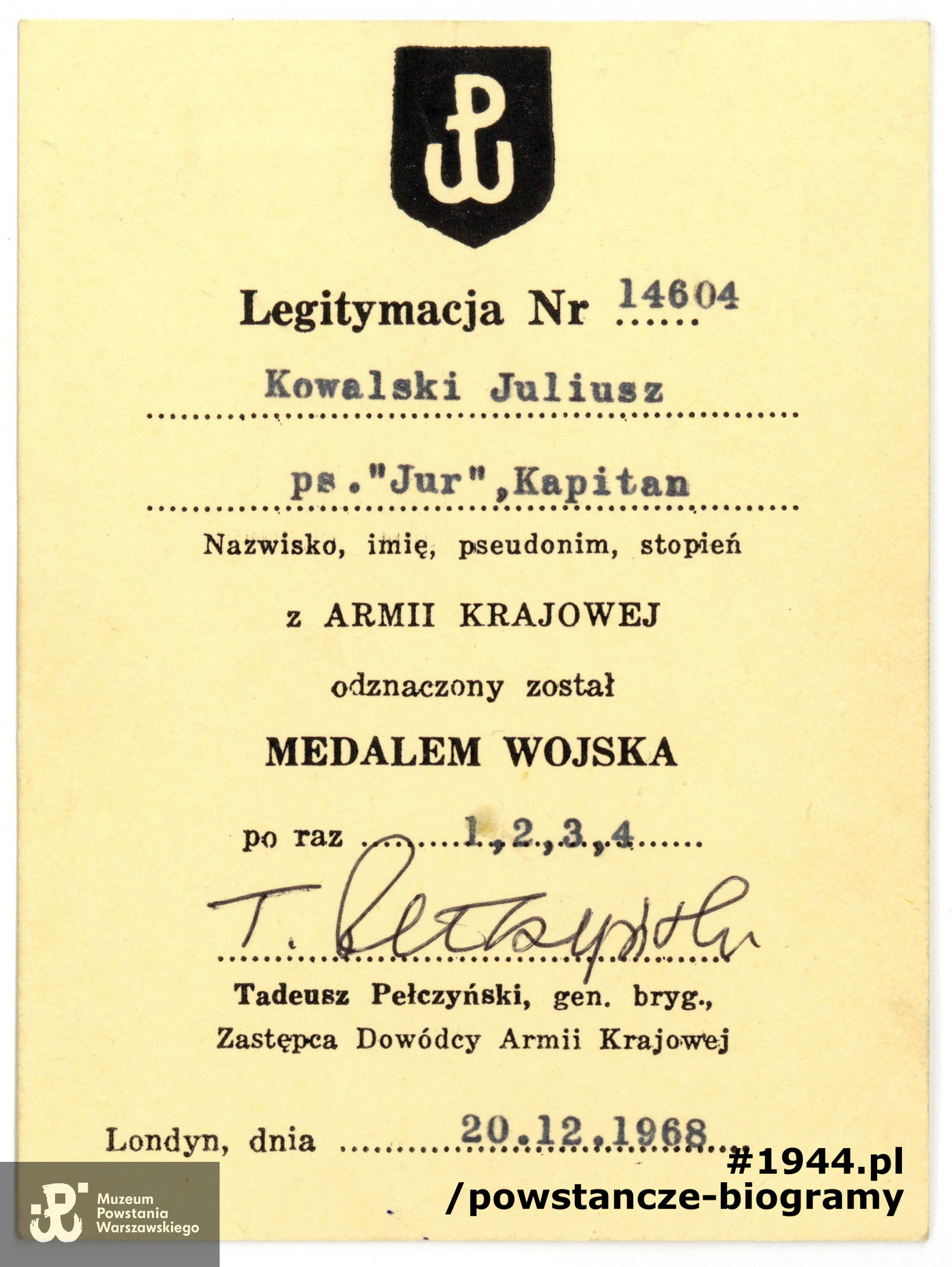 Ze zbiorów Muzeum Powstania Warszawskiego, sygn. P/9041