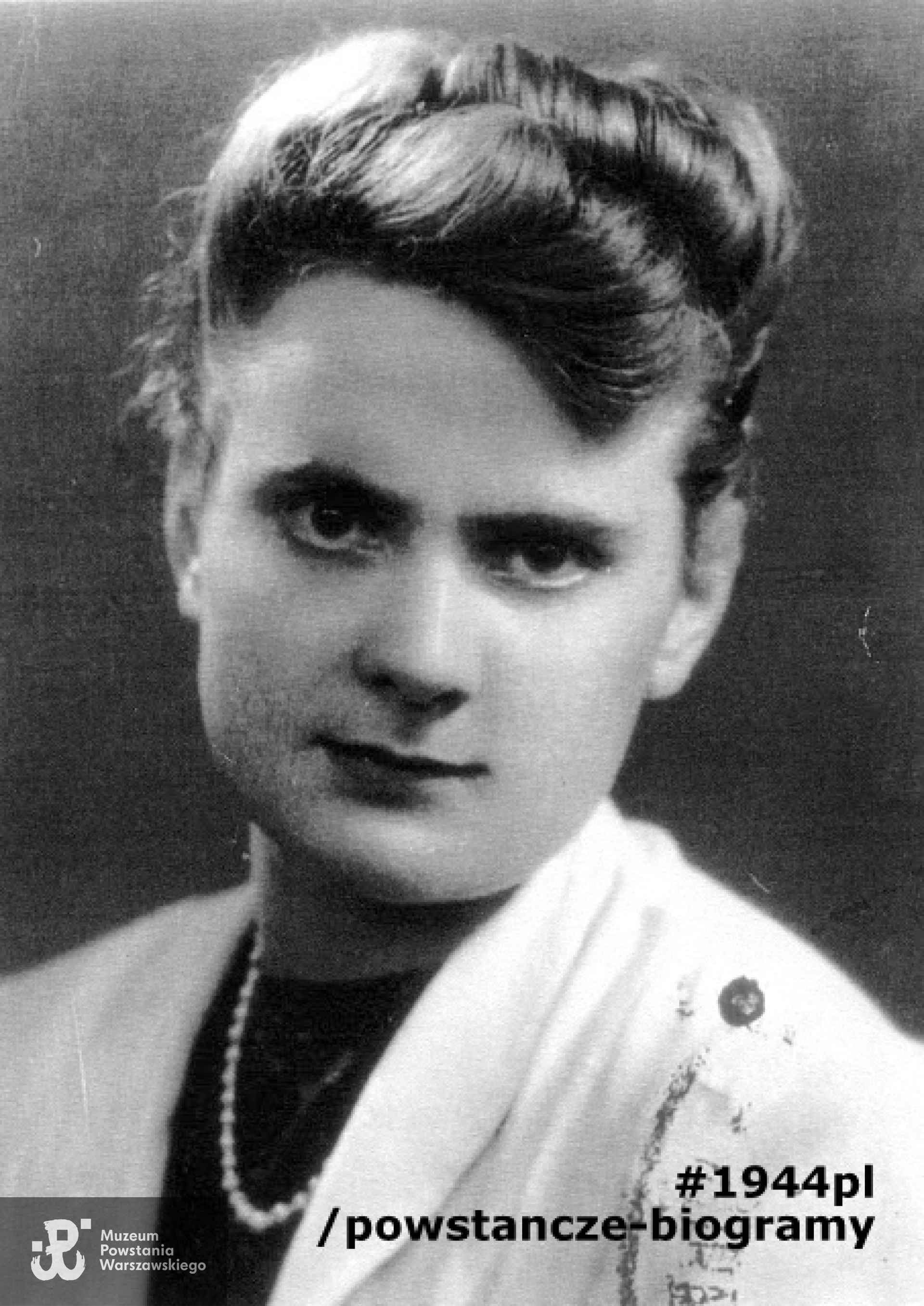 Wanda Grzeszkowiak-Tycner ps. „Radziejowska”, „Pepanc”. Fot. materiały do Słownika Uczestników PW