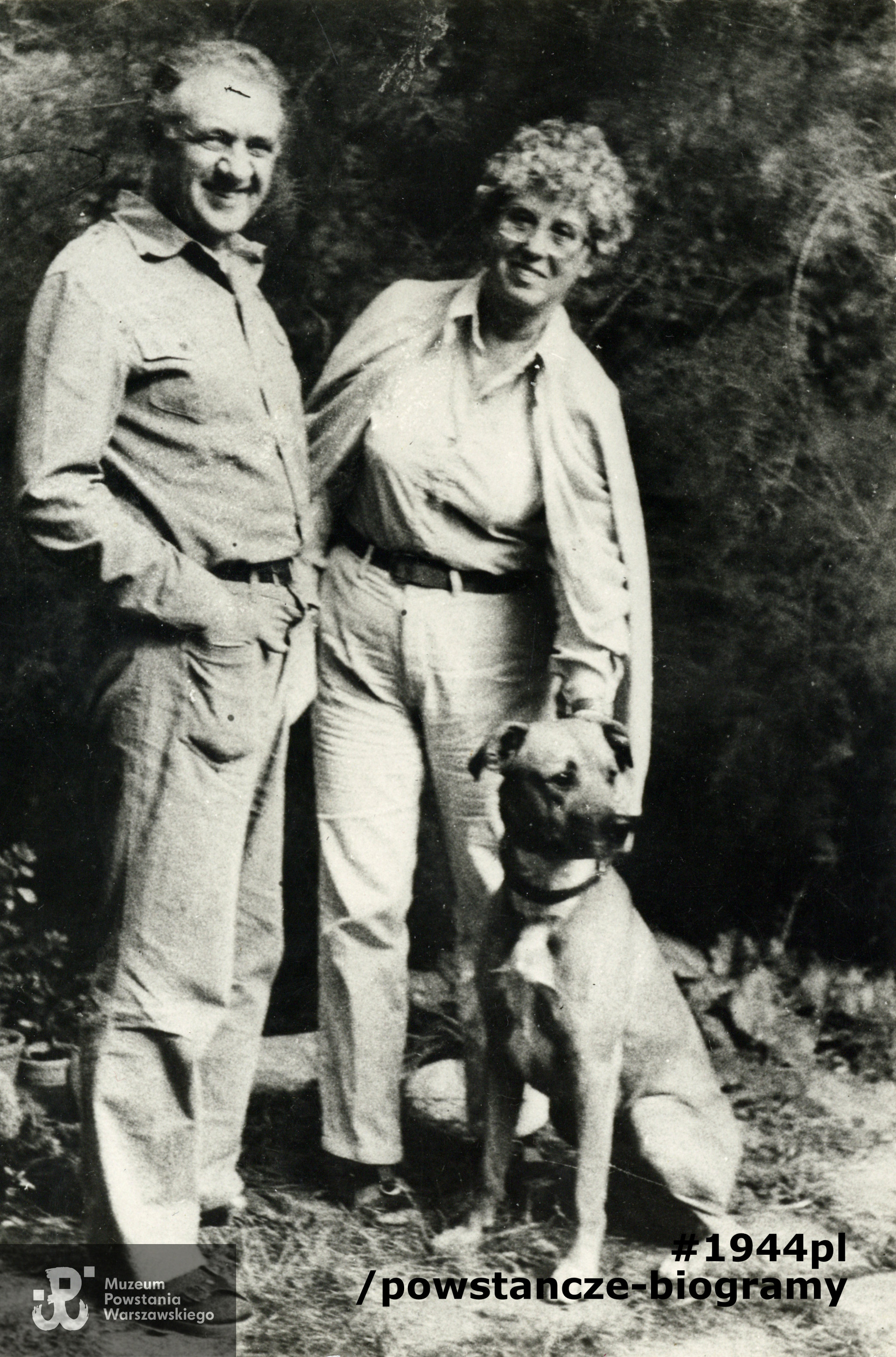 Z mężem Kazimierzem Piechotką. Fot. ze zbiorów rodzinnych p. Marii Piechotki z domu  Huber
